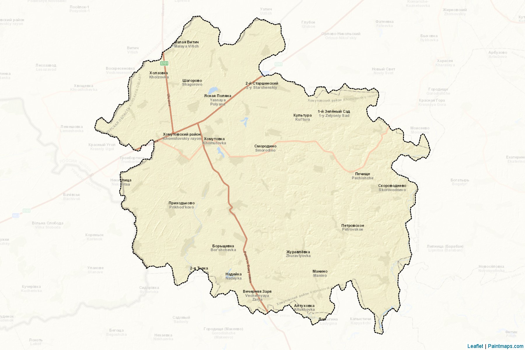 Khomutovskiy (Kursk) Map Cropping Samples-2