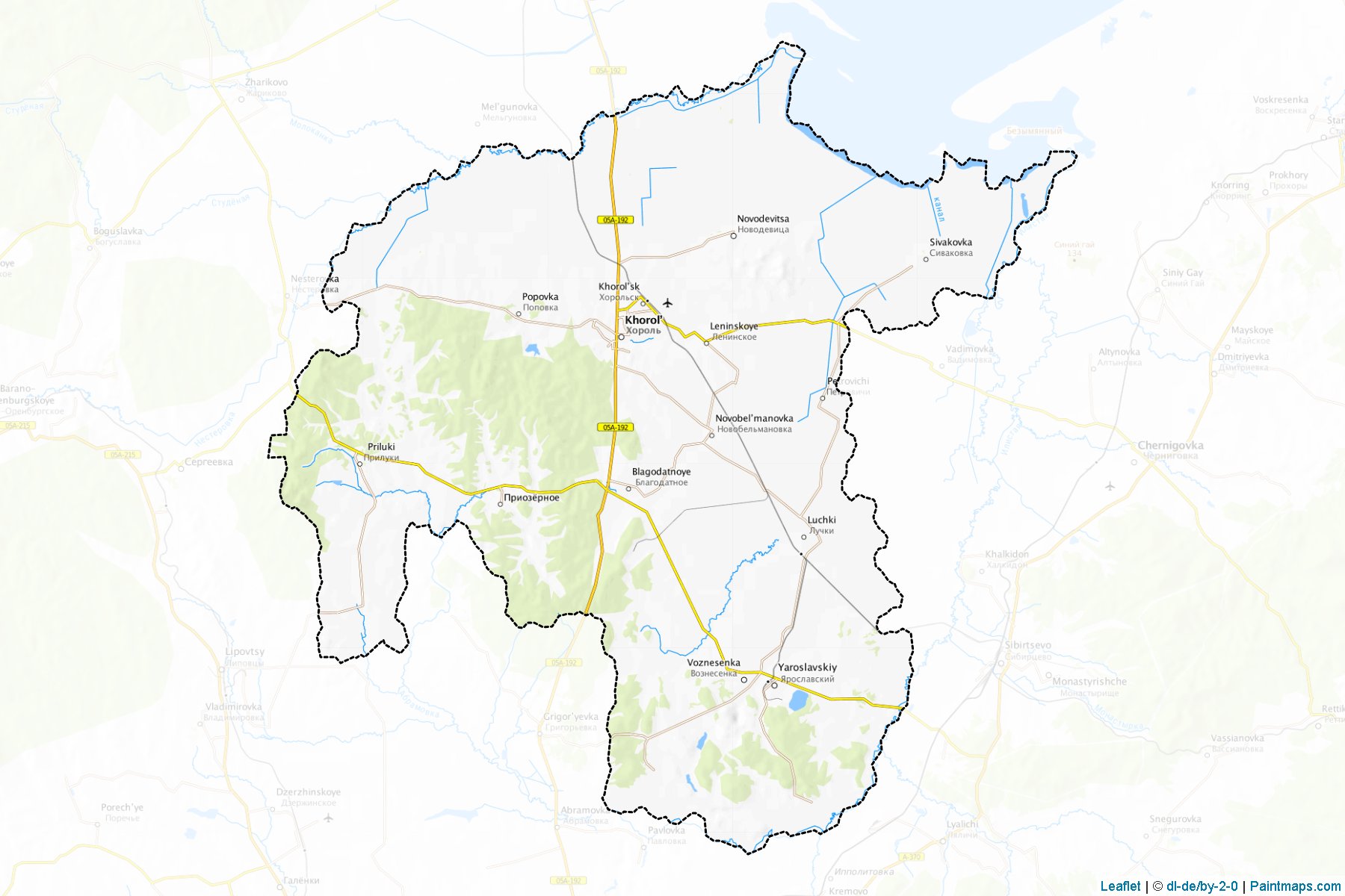 Khorol'skiy (Primorsky) Map Cropping Samples-1