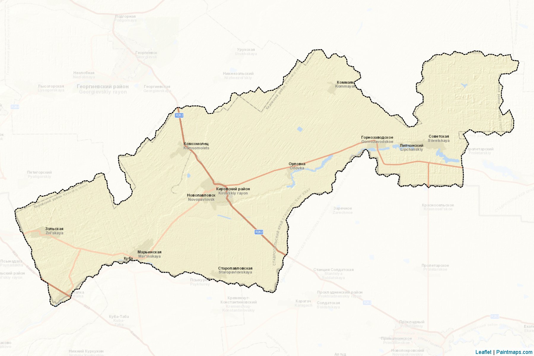 Kirovskiy (Stavropol) Map Cropping Samples-2