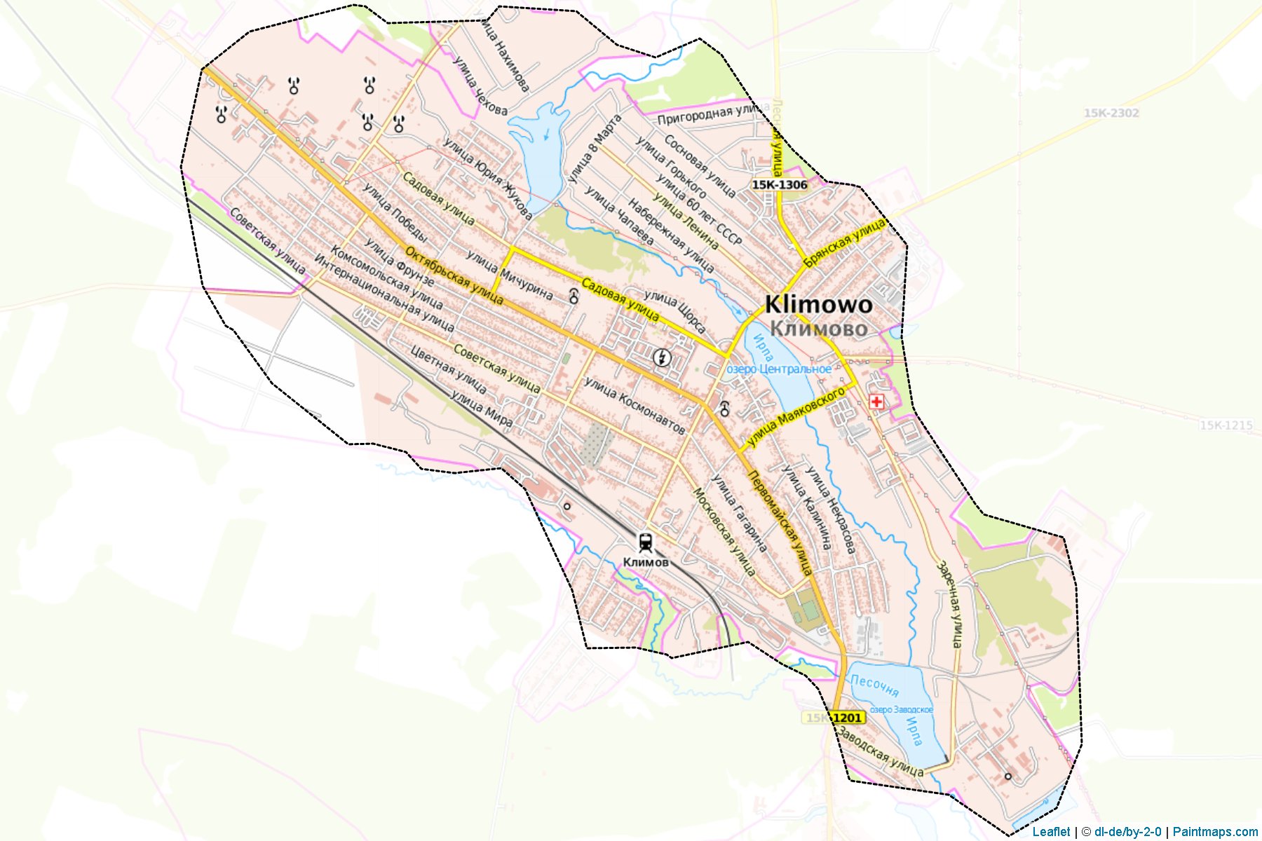 Klimovo (Bryansk) Map Cropping Samples-1