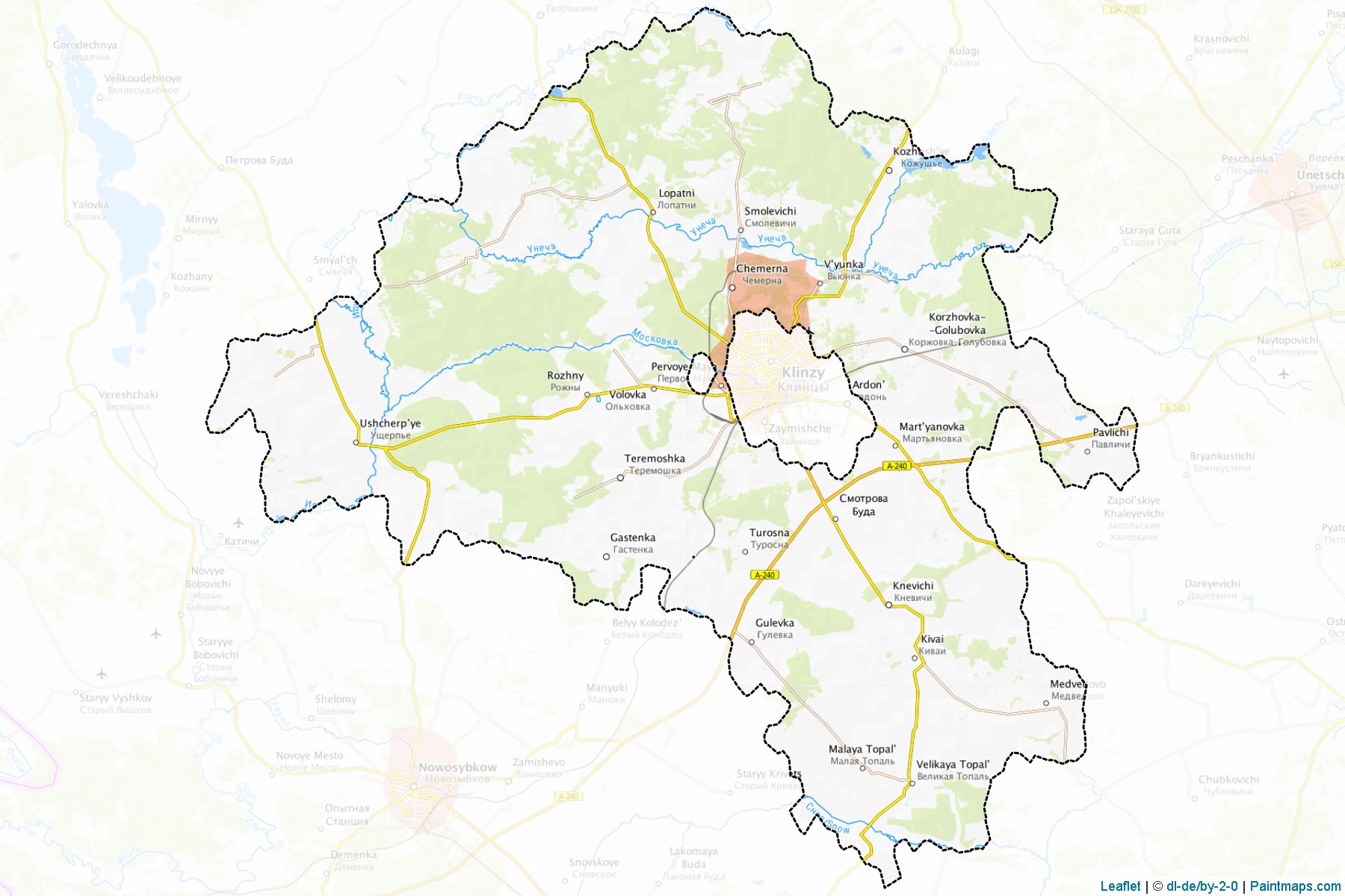 Klincovskiy (Bryansk) Map Cropping Samples-1