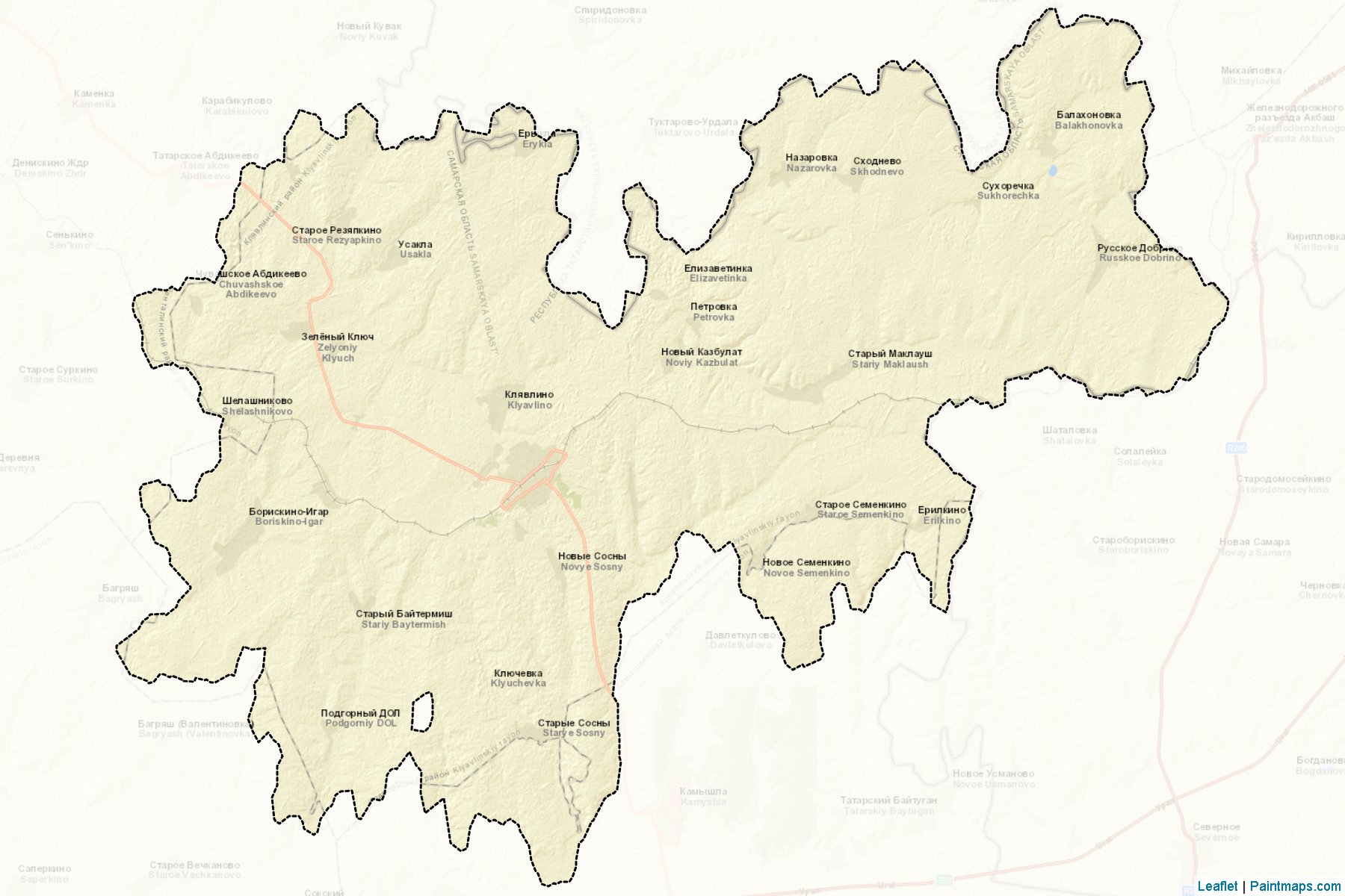 Kljavlinskiy (Samara) Map Cropping Samples-2