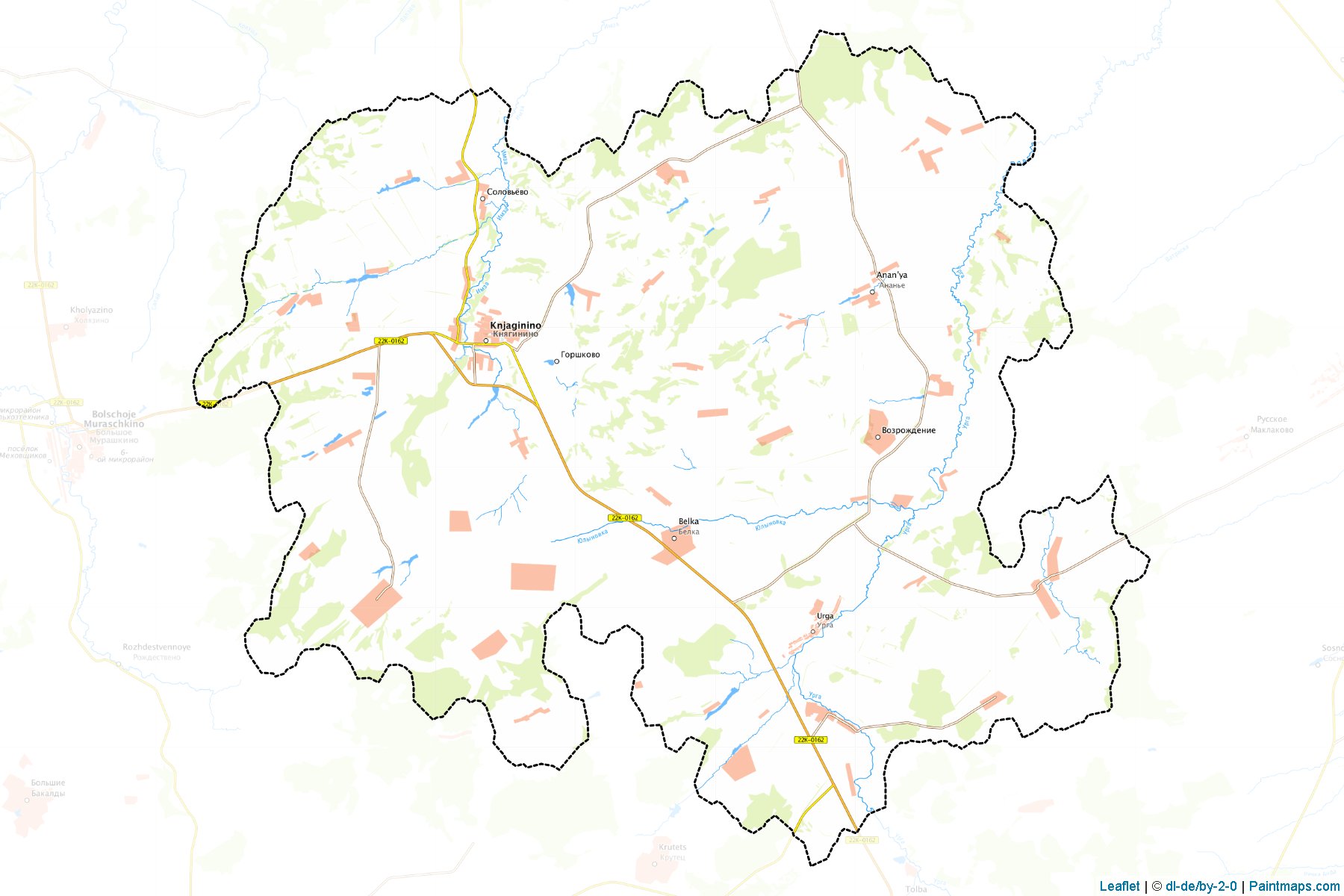 Knjagininskiy (Nijniy Novgorod) Haritası Örnekleri-1