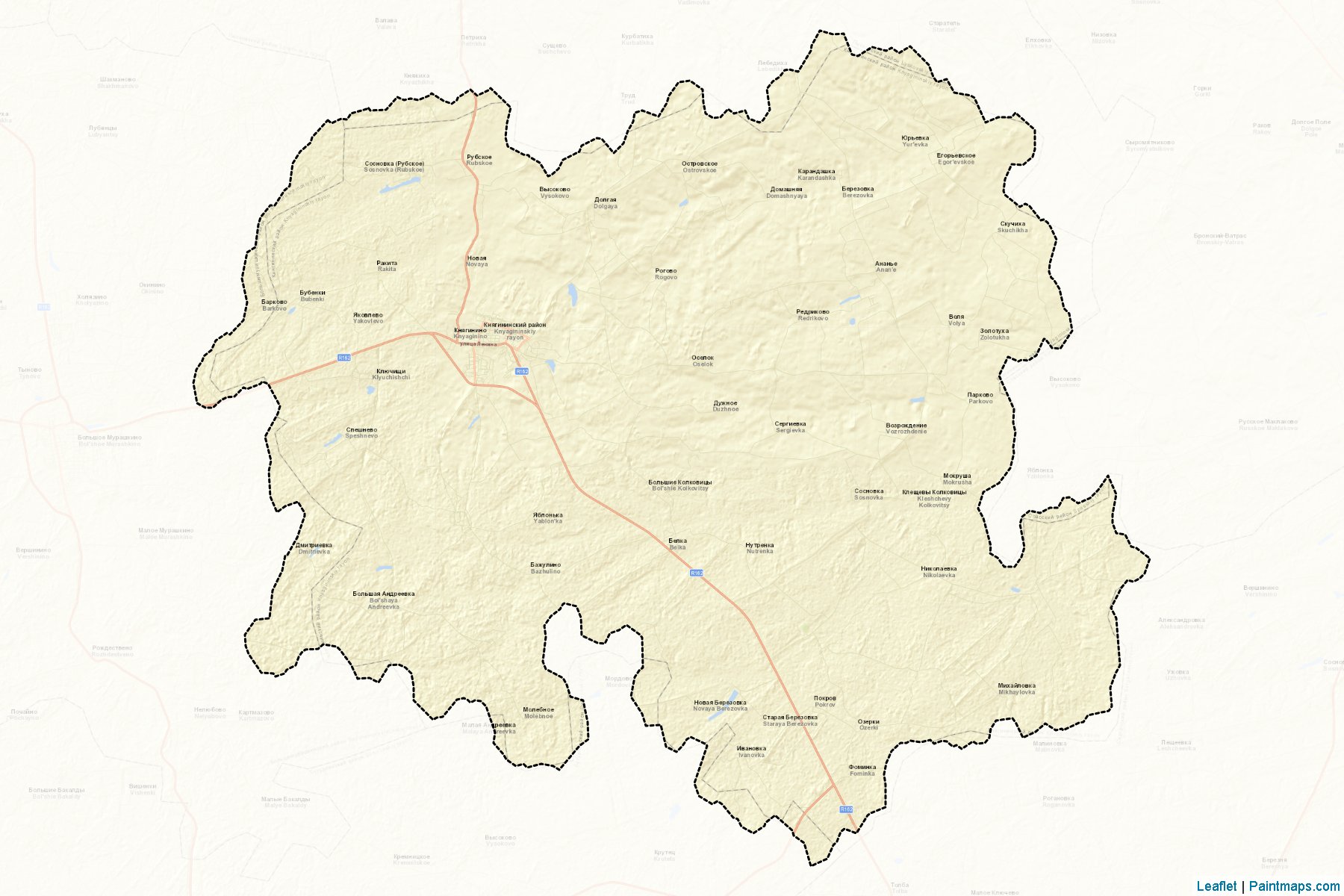 Knjagininskiy (Nizhny Novgorod) Map Cropping Samples-2