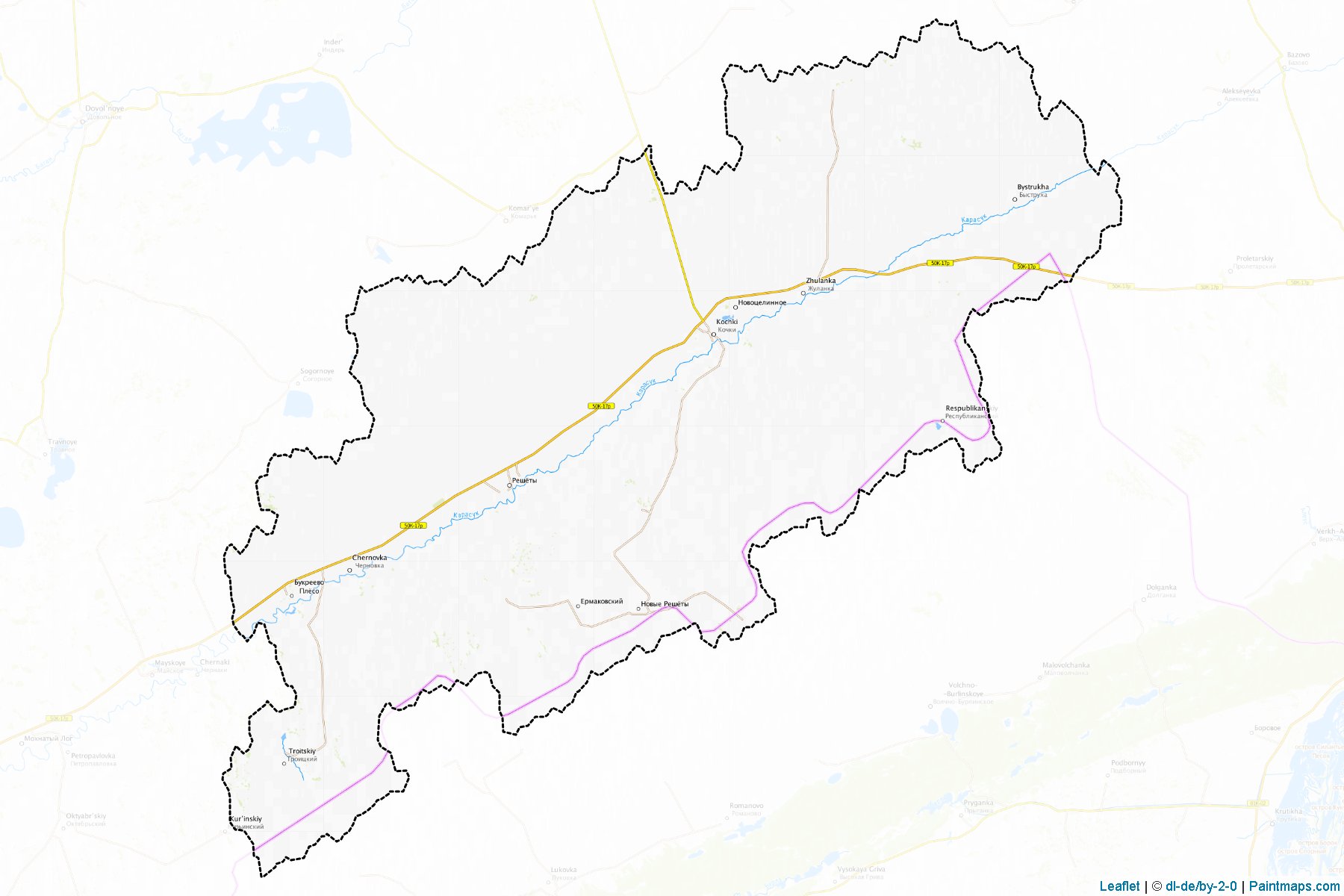 Kochkovskiy (Novosibirsk) Map Cropping Samples-1