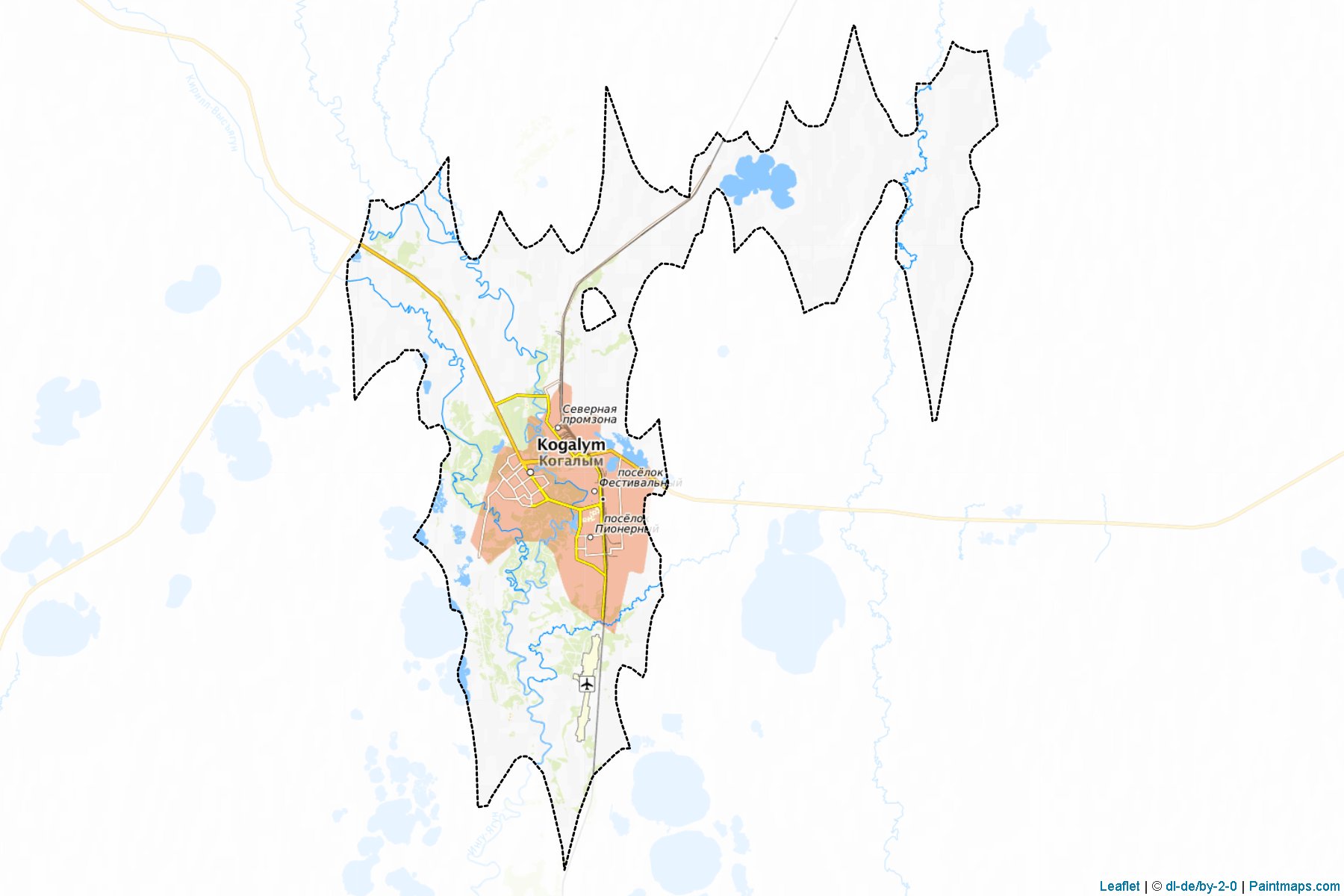 Kogalymskiy (Khanty-Mansi) Map Cropping Samples-1