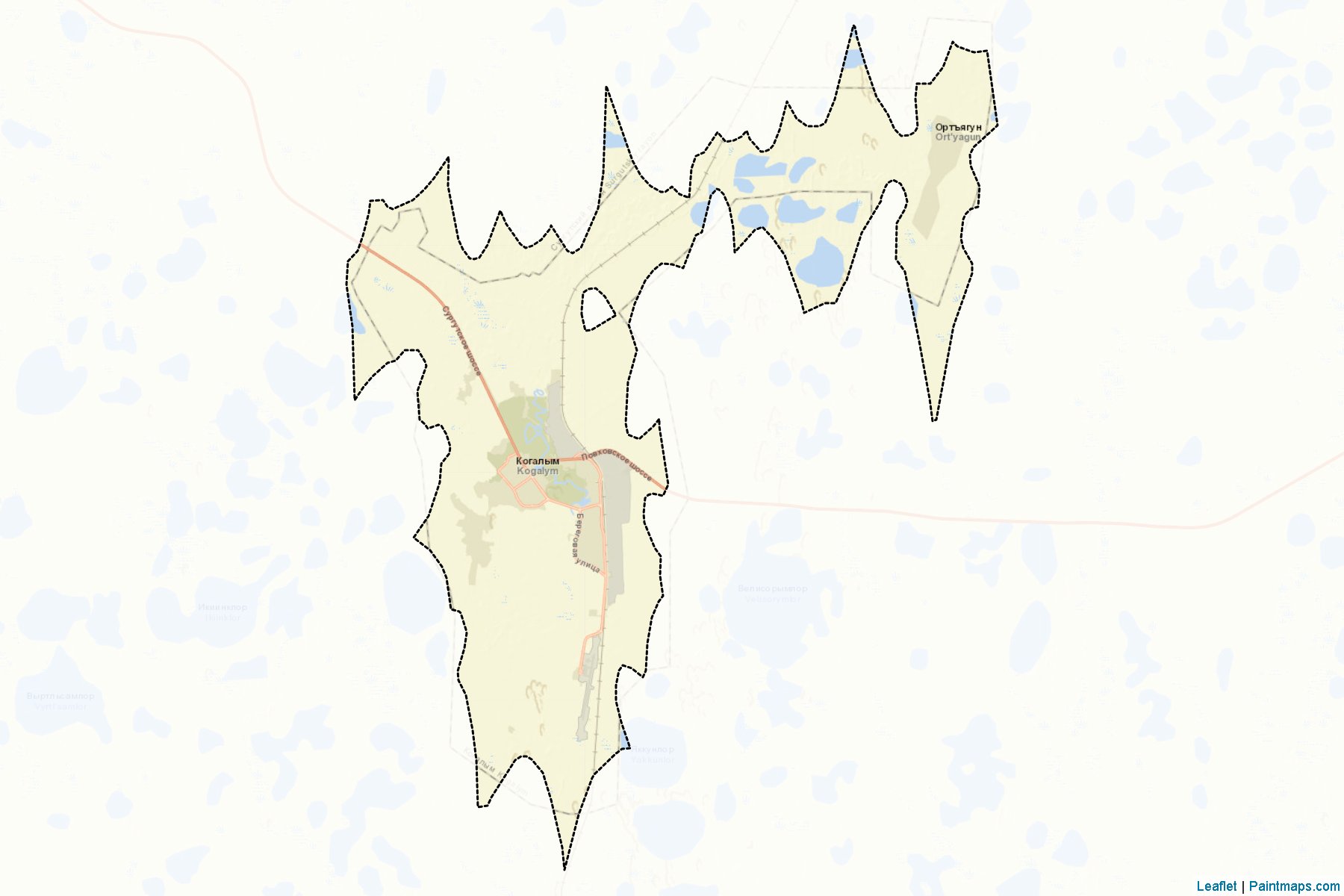 Kogalymskiy (Khanty-Mansi) Map Cropping Samples-2