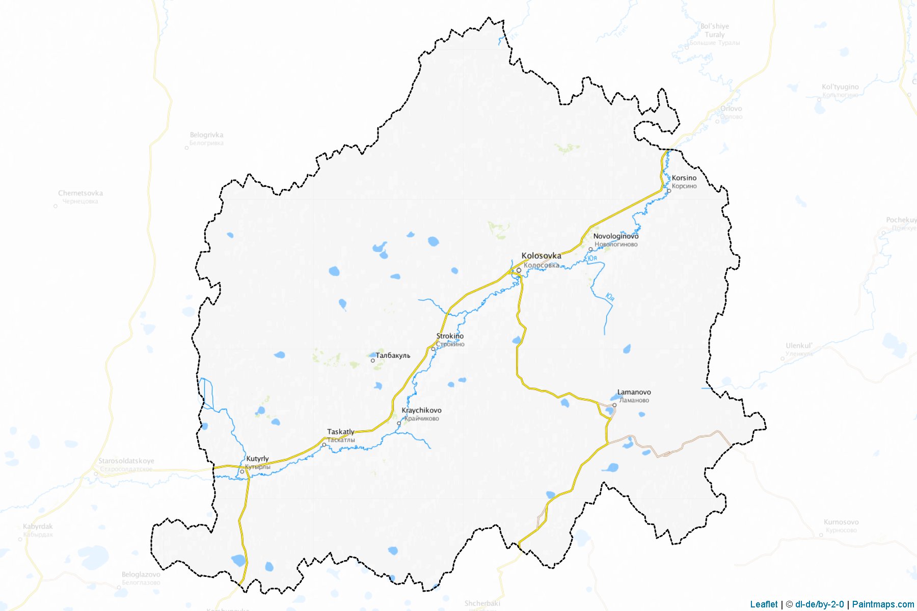 Kolosovskiy (Omsk) Map Cropping Samples-1