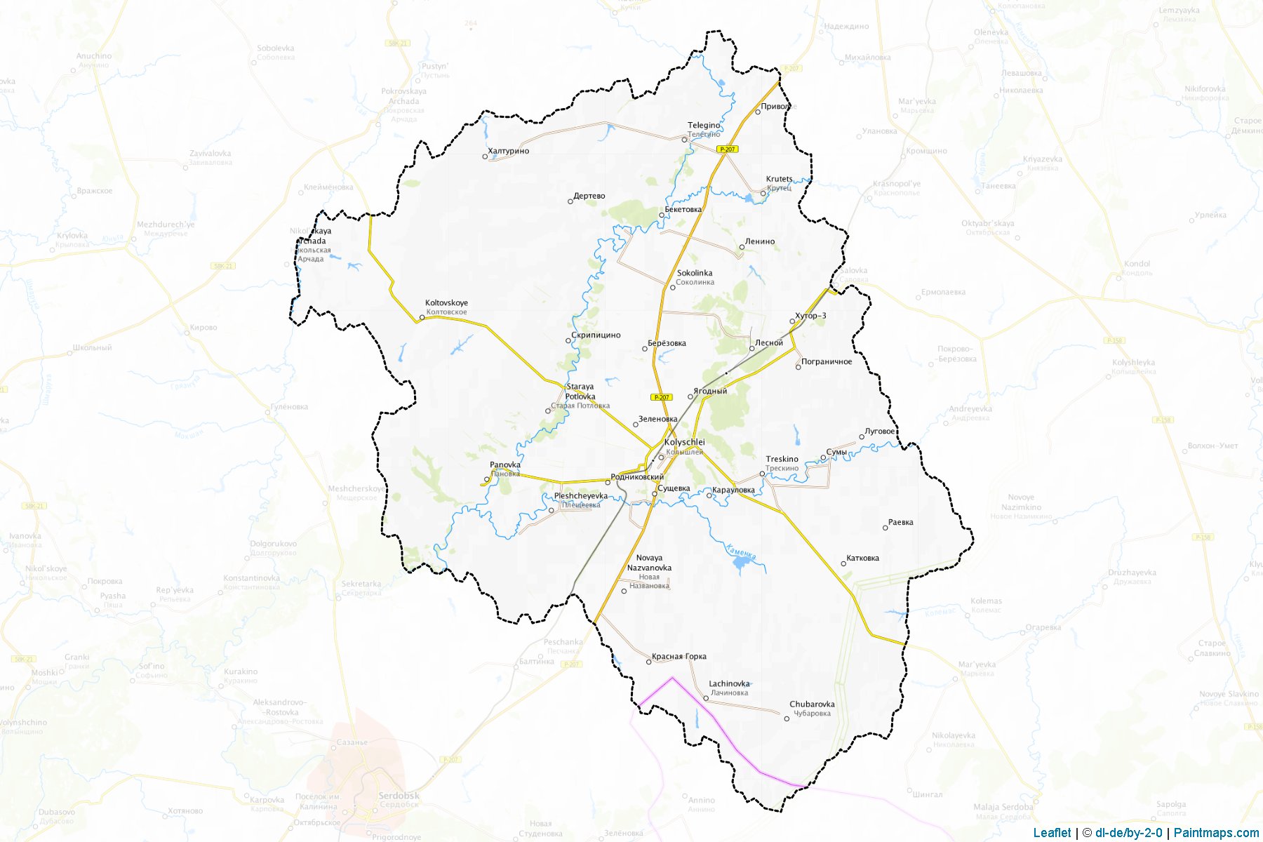 Kolyshlejskiy (Penza) Map Cropping Samples-1