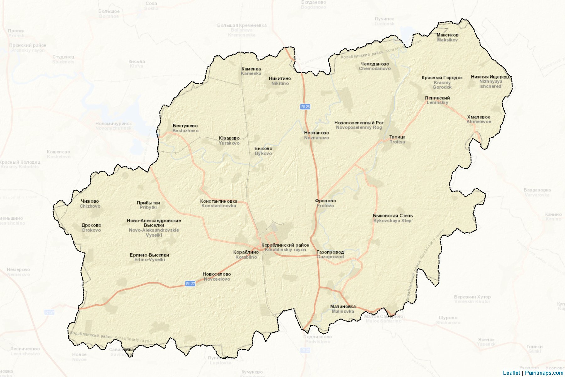 Korablinskiy (Ryazan) Map Cropping Samples-2