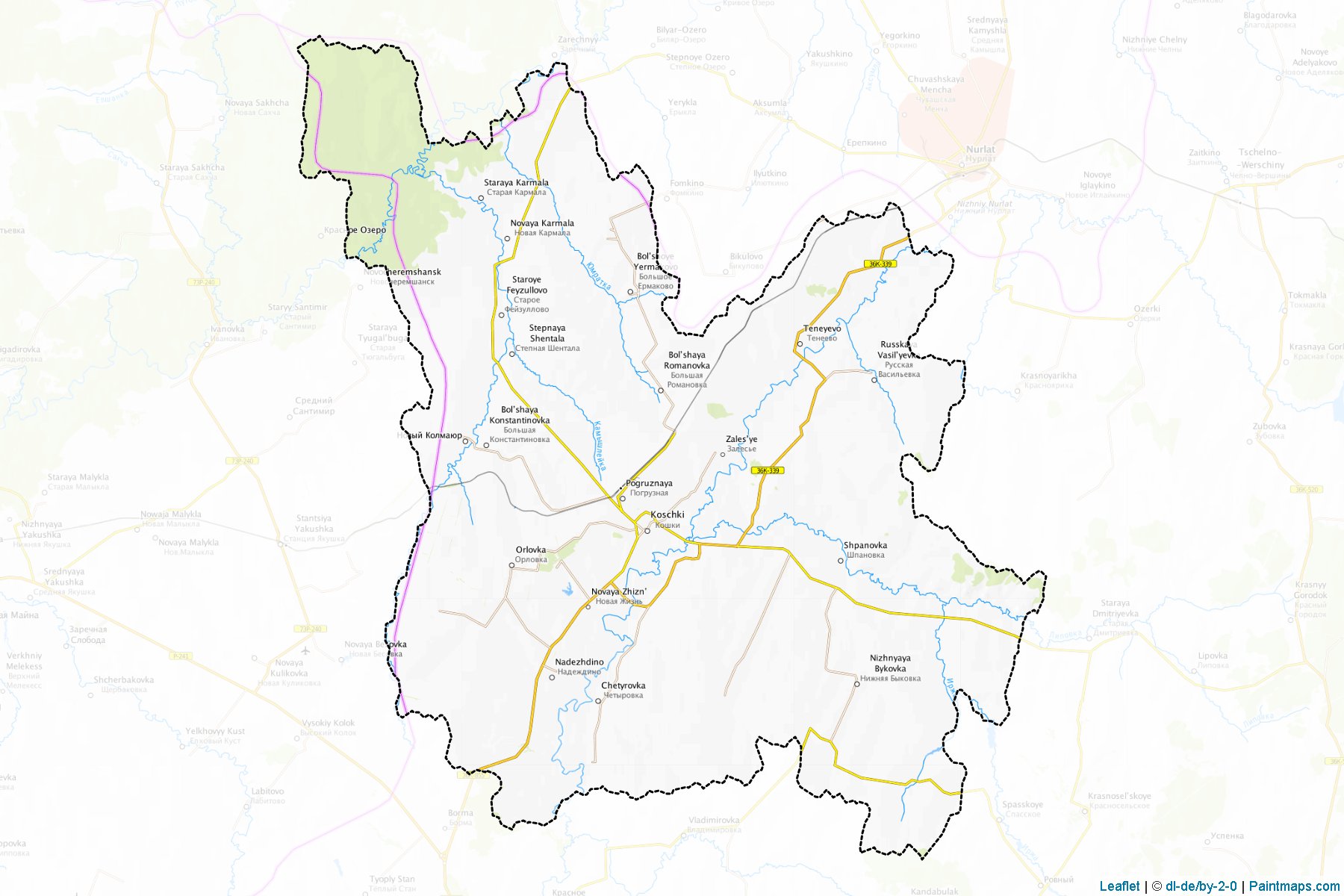 Koshkinskiy (Samara) Map Cropping Samples-1