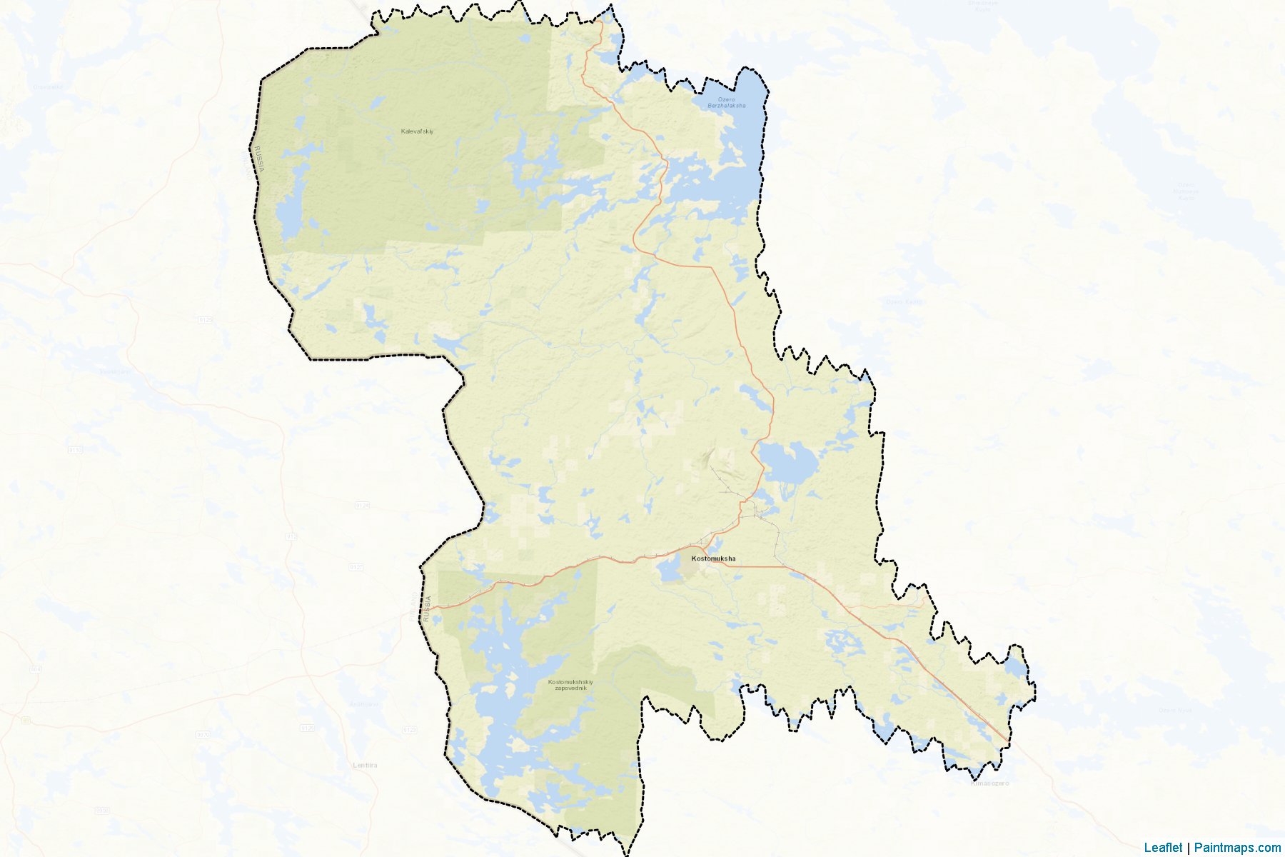 Kostomukshskiy (Karelia) Map Cropping Samples-2