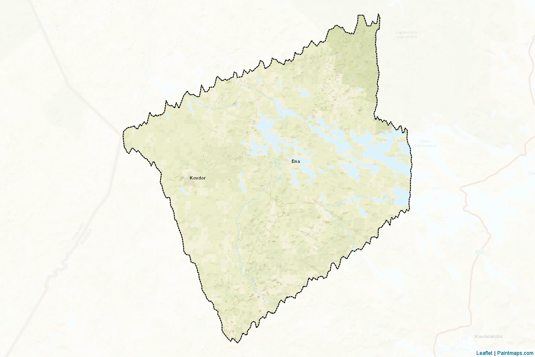 Kovdorskiy (Murmansk) Map Cropping Samples-2