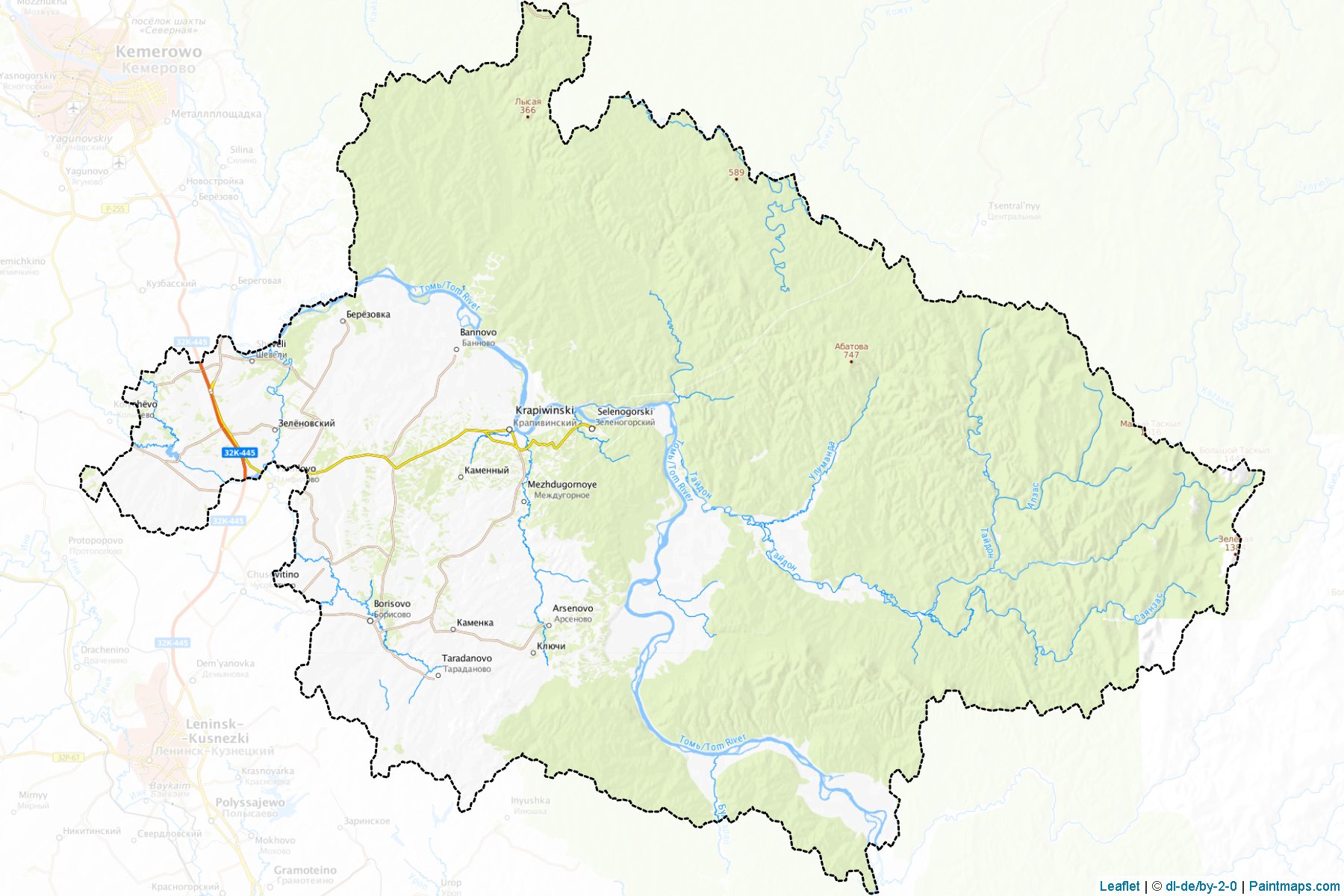 Krapivinskiy (Kemerovo) Map Cropping Samples-1