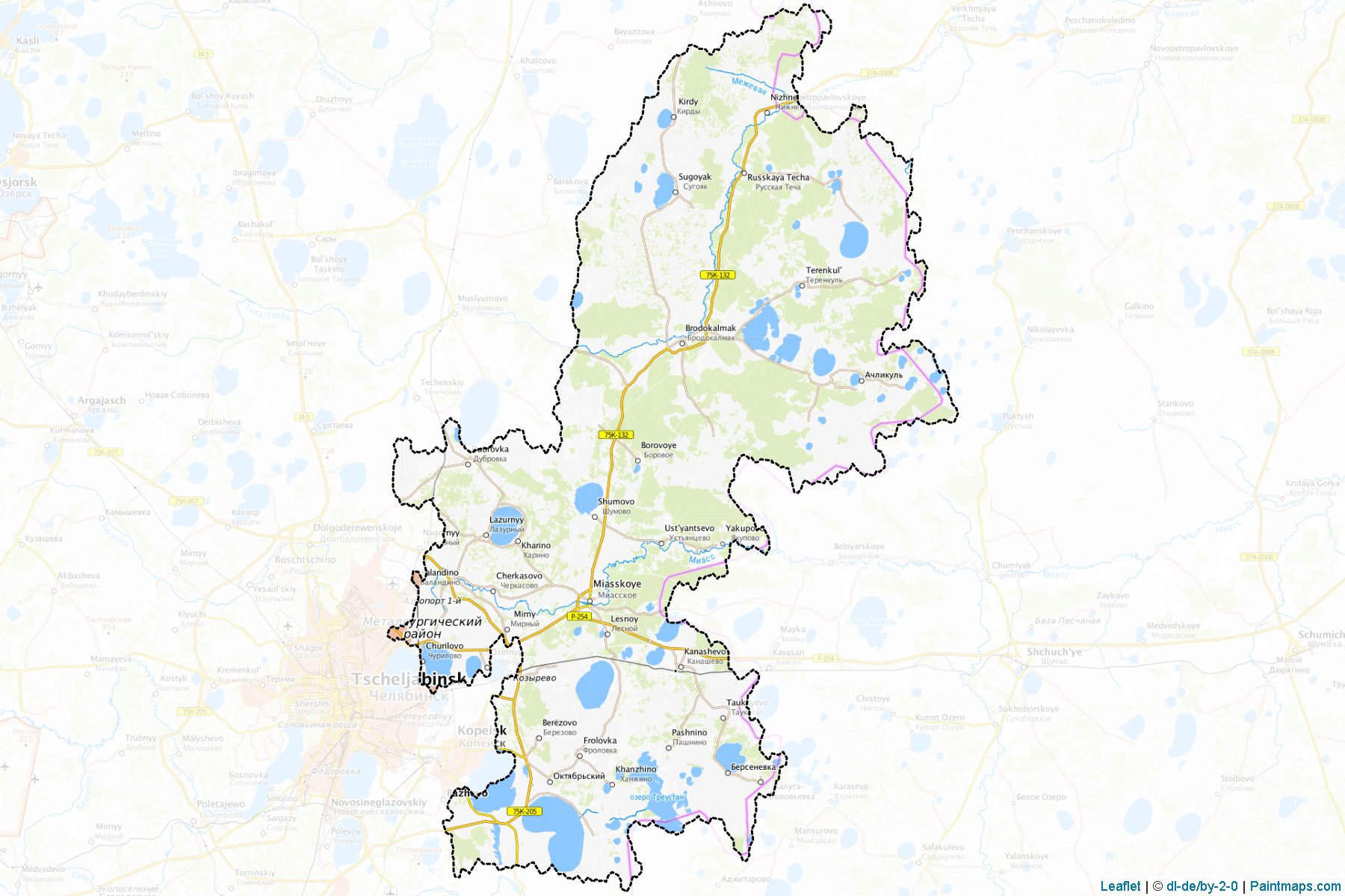 Krasnoarmejskiy (Chelyabinsk) Map Cropping Samples-1