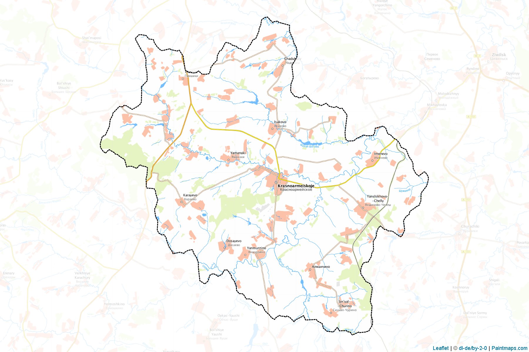 Krasnoarmejskiy (Chuvash) Map Cropping Samples-1