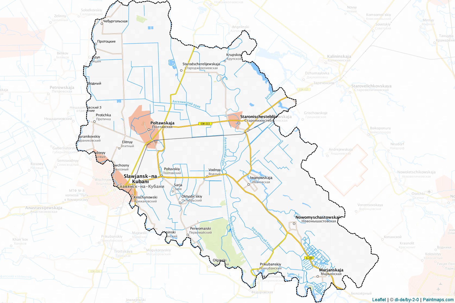 Krasnoarmejskiy (Krasnodar) Map Cropping Samples-1