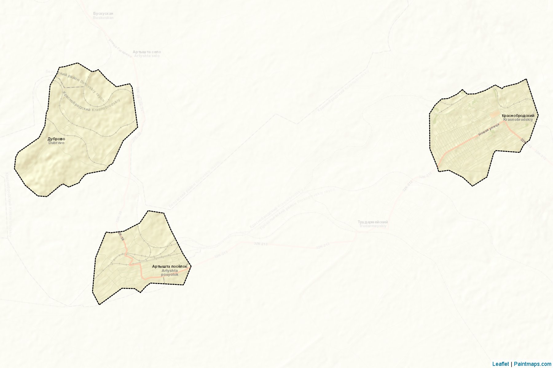 Krasnobrodskiy (Kemerovo) Map Cropping Samples-2