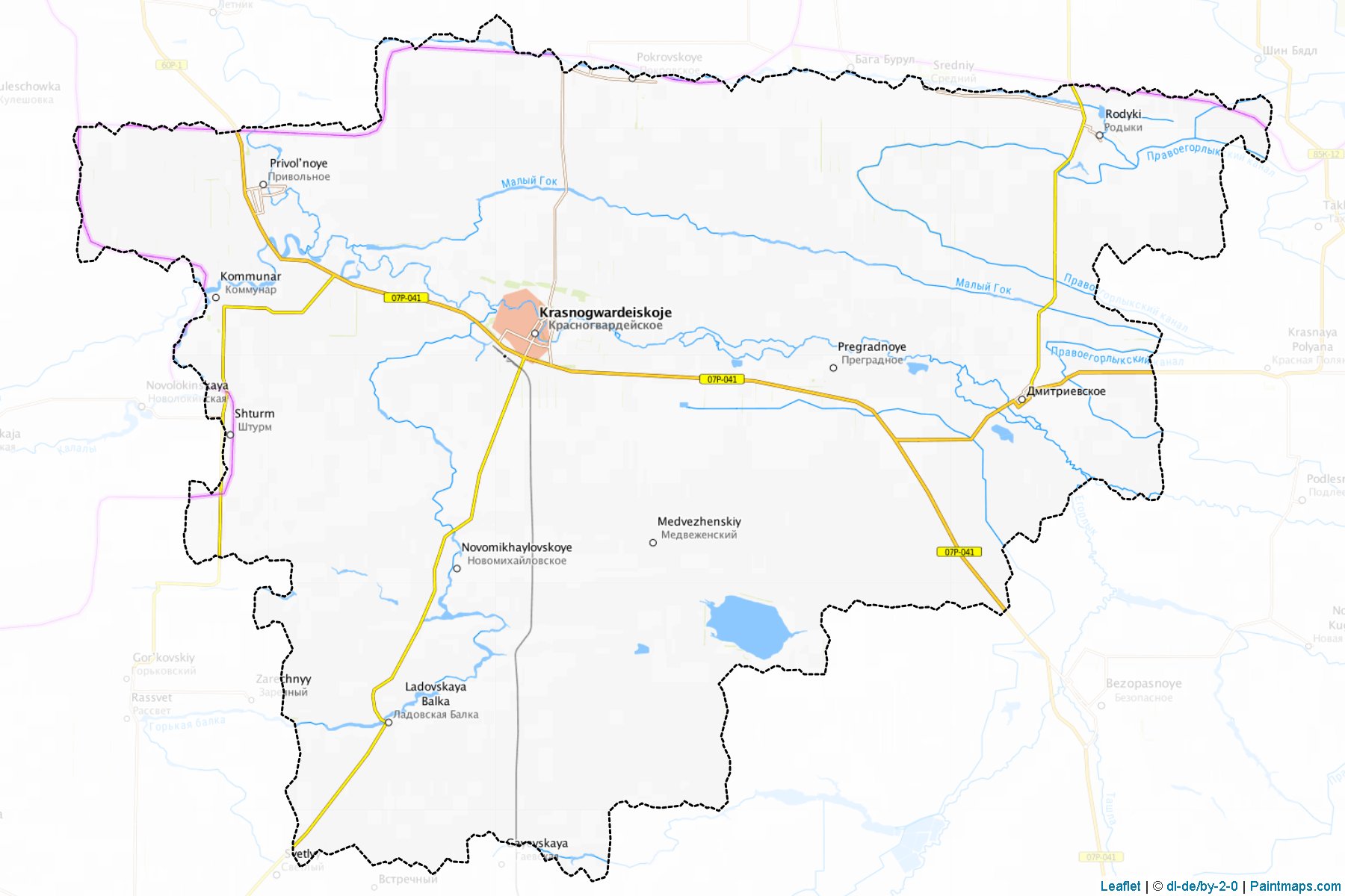 Krasnogvardejskiy (Stavropol) Map Cropping Samples-1