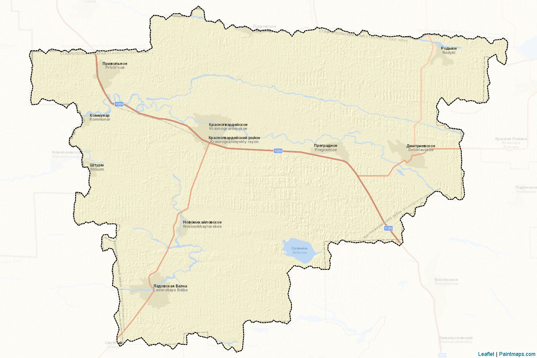 Krasnogvardejskiy (Stavropol) Map Cropping Samples-2