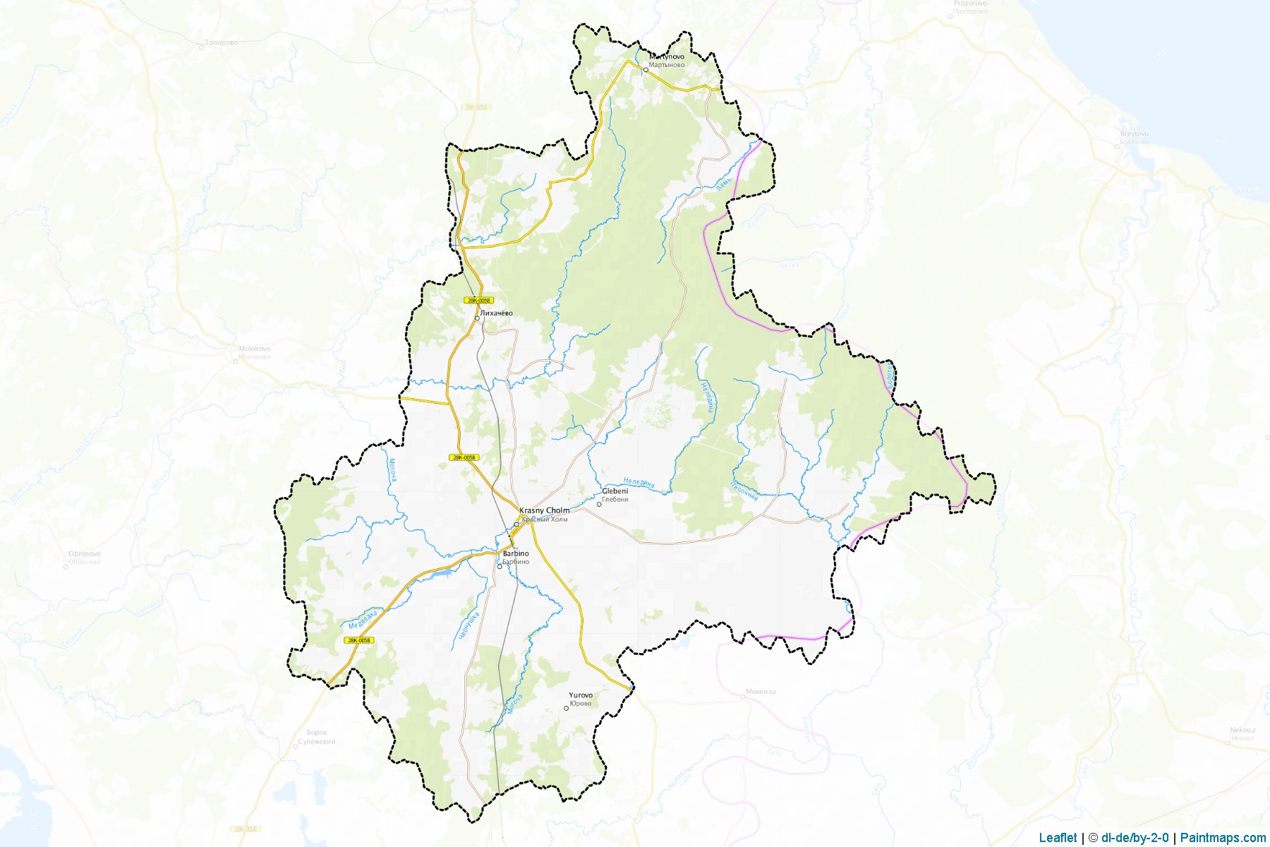 Krasnokholmskiy (Tver) Map Cropping Samples-1