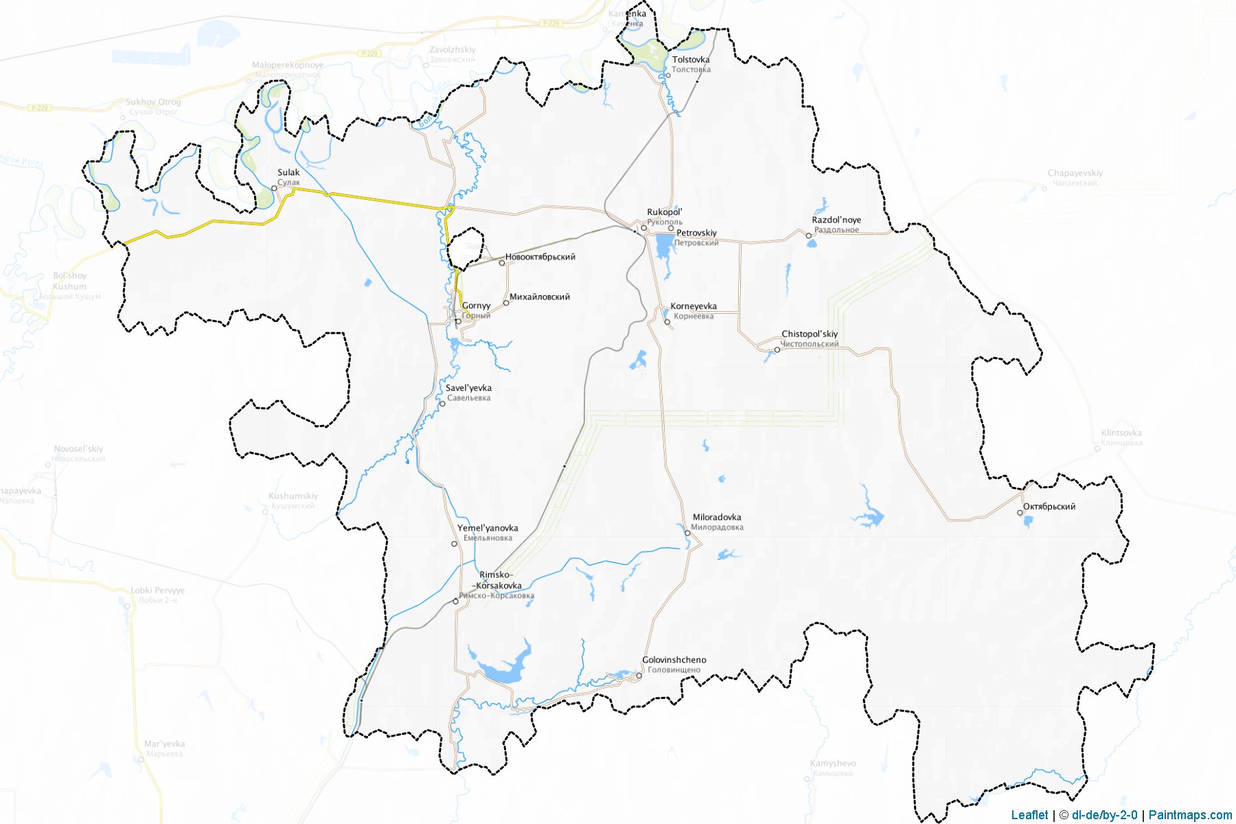 Krasnopartizanskiy (Saratov) Map Cropping Samples-1