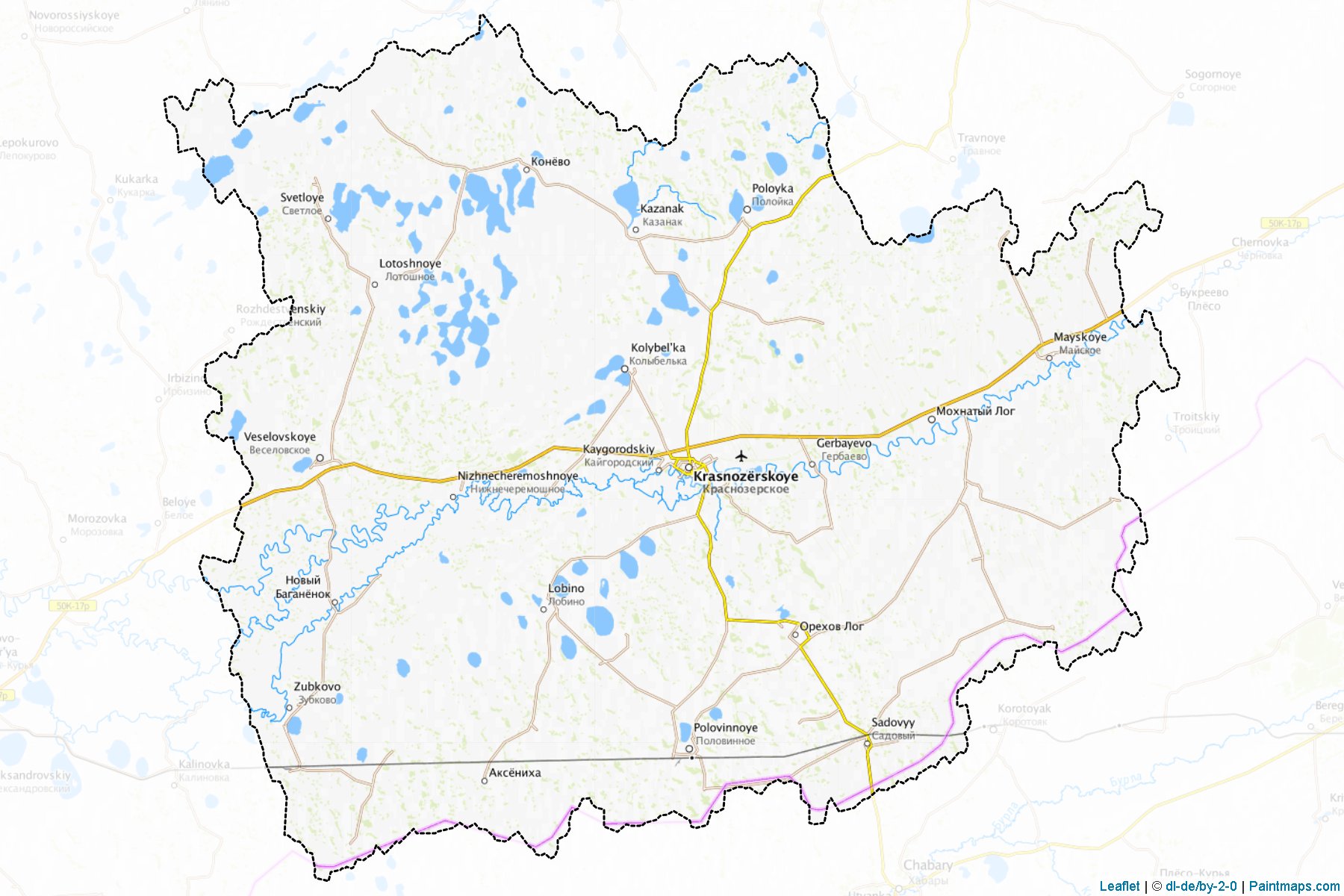 Krasnozjorskiy (Novosibirsk) Haritası Örnekleri-1