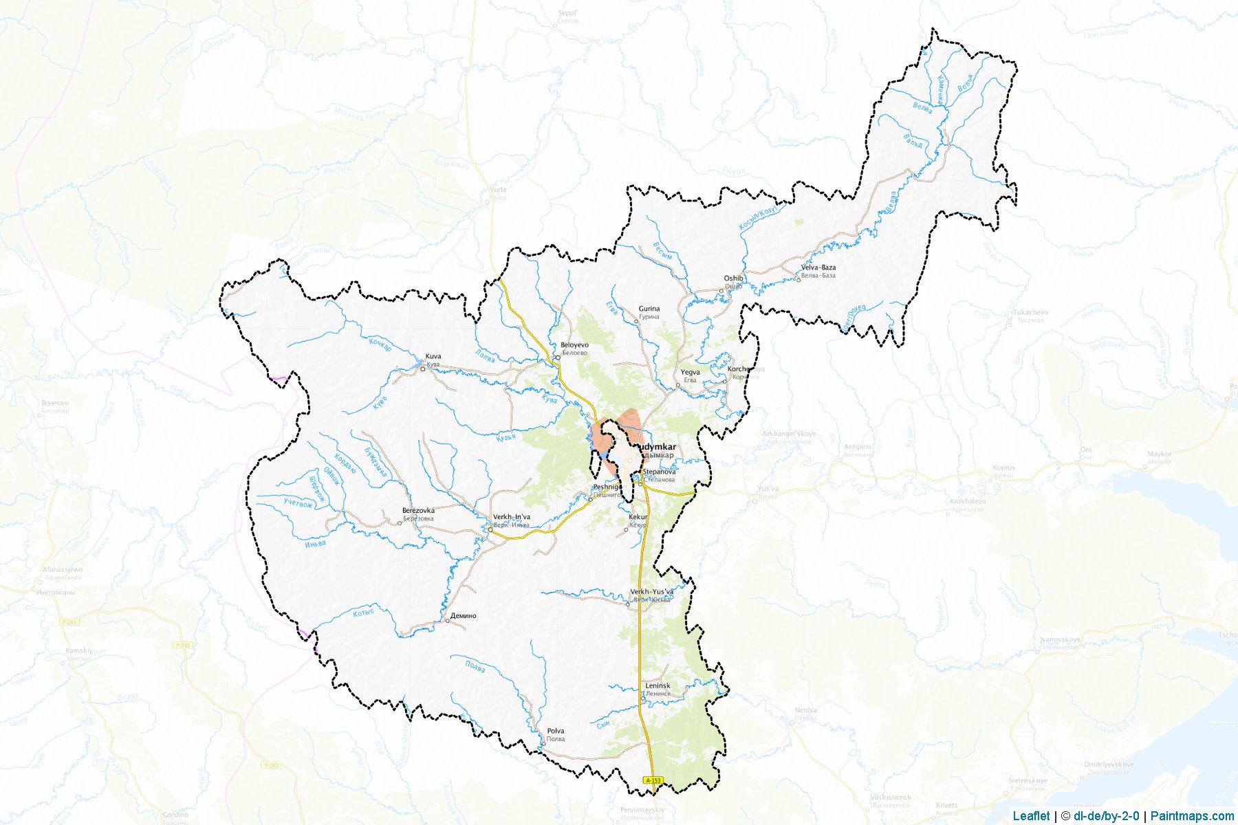 Kudymkarskiy (Perm Krayı) Haritası Örnekleri-1