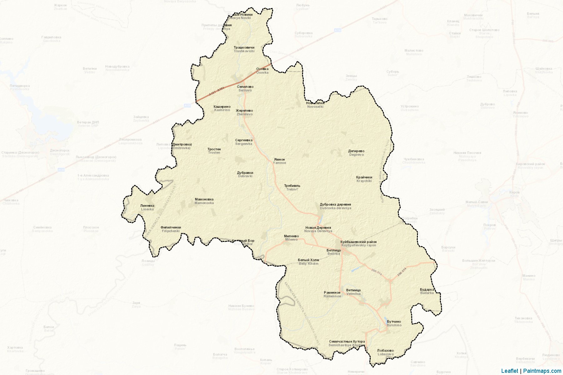 Kujbyshevskiy (Kaluga) Map Cropping Samples-2