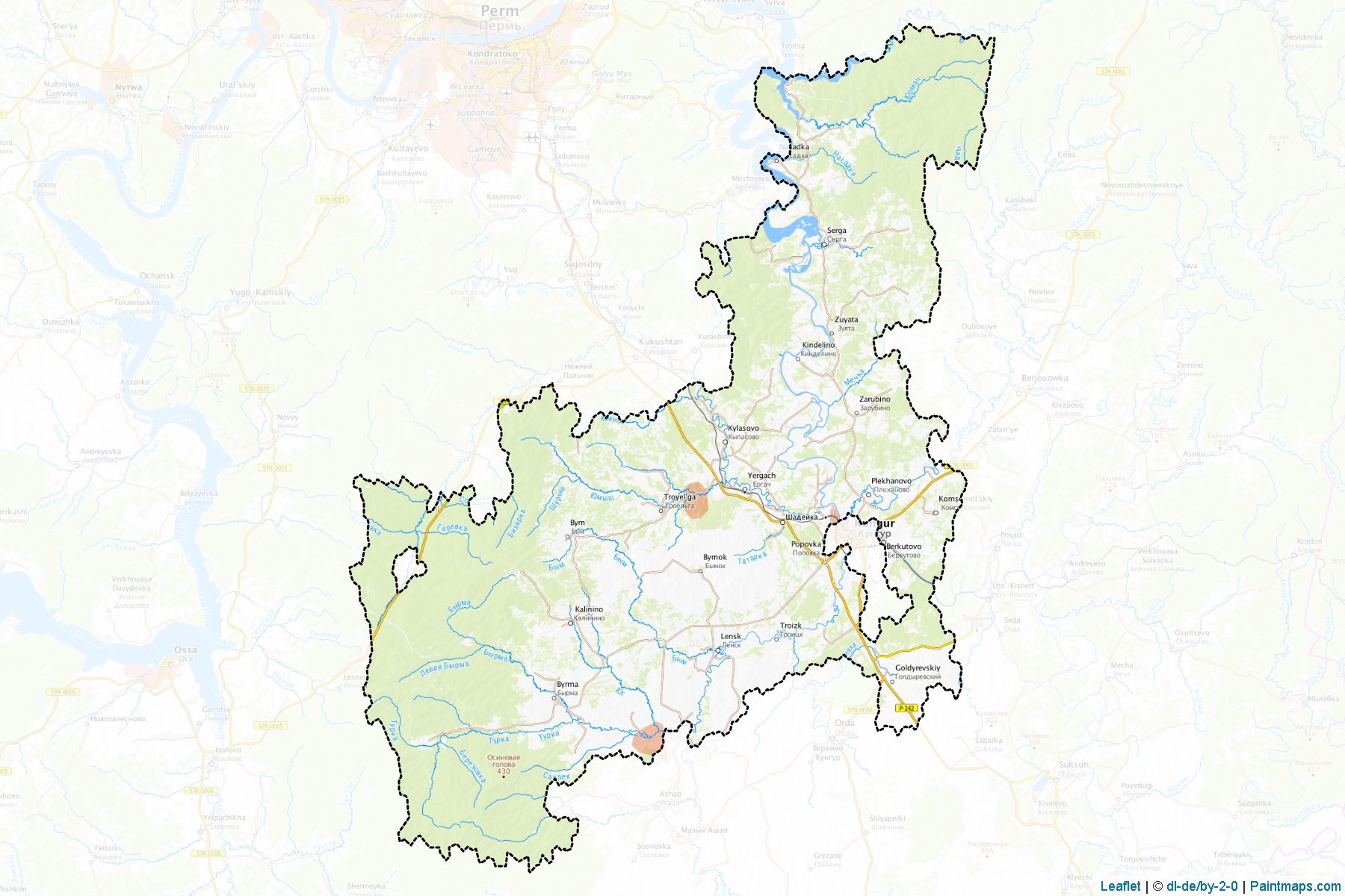 Kungurskiy (Perm) Map Cropping Samples-1