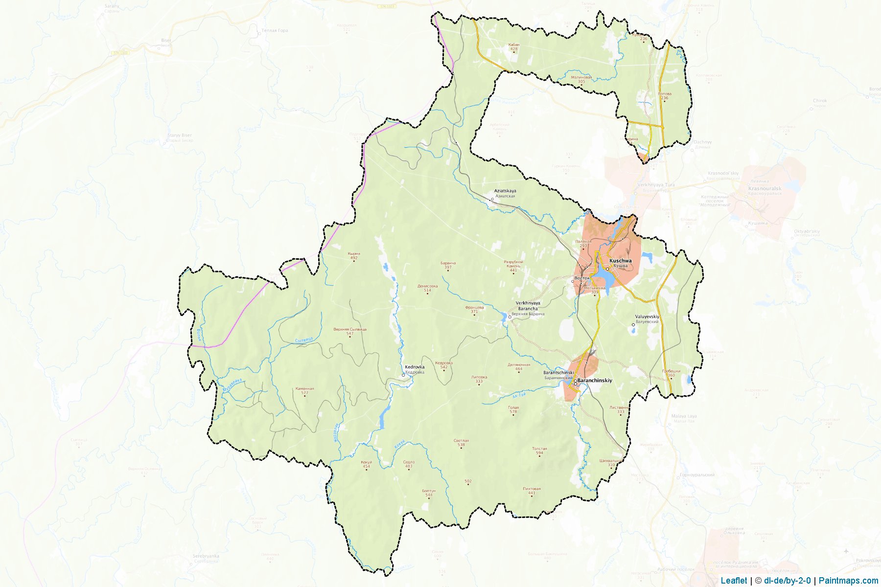 Kushvinskiy (Sverdlovsk) Map Cropping Samples-1