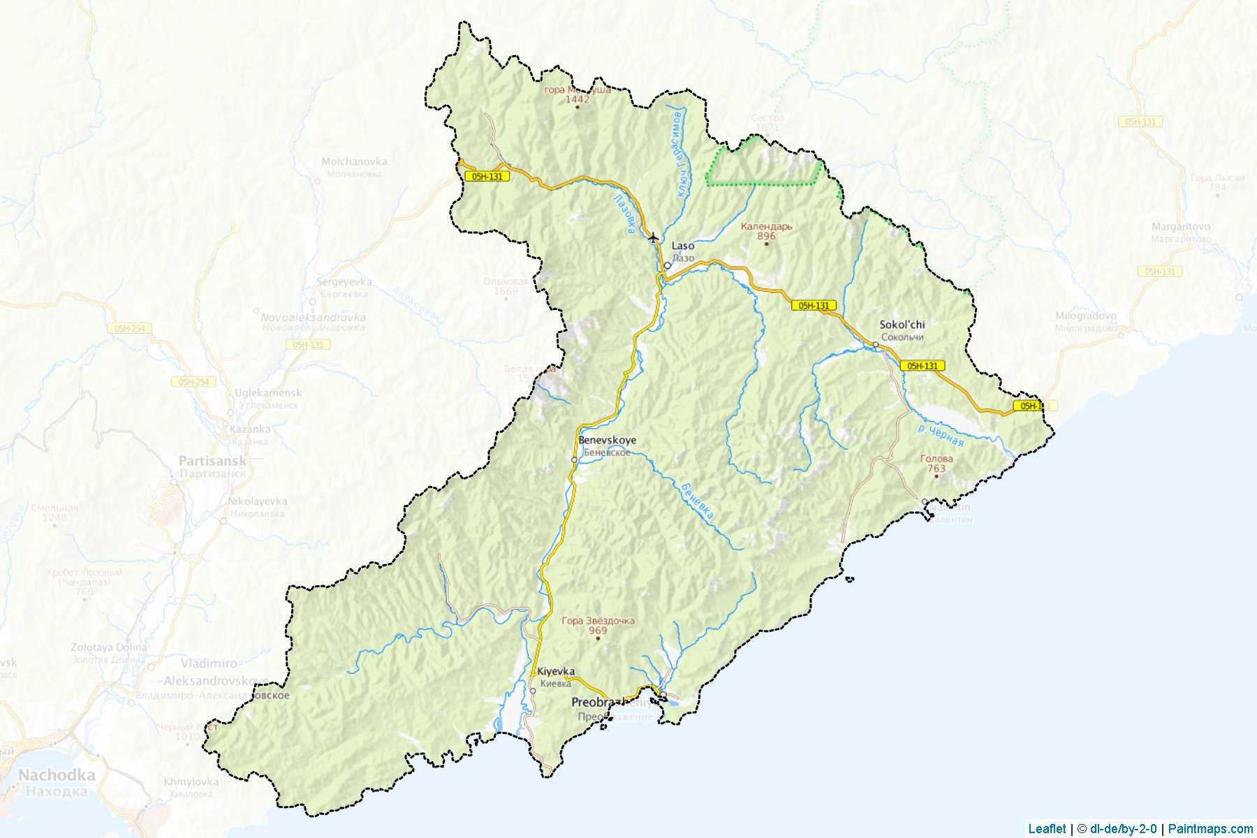 Lazovskiy (Primorsky) Map Cropping Samples-1