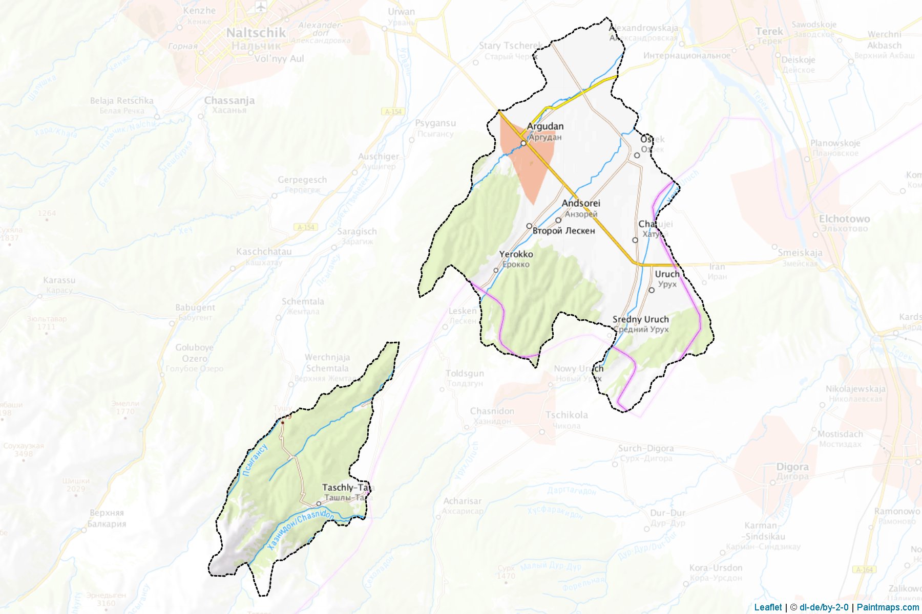 Leskenskiy (Kabardino-Balkarya) Haritası Örnekleri-1