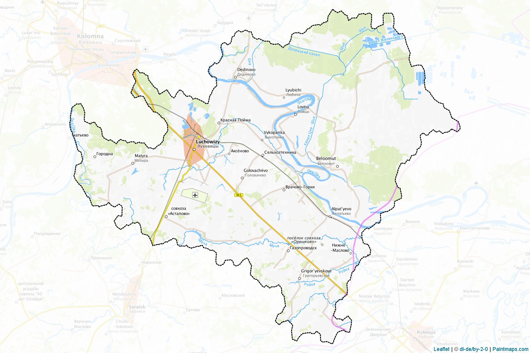 Lukhovickij (Moscow Oblast) Map Cropping Samples-1