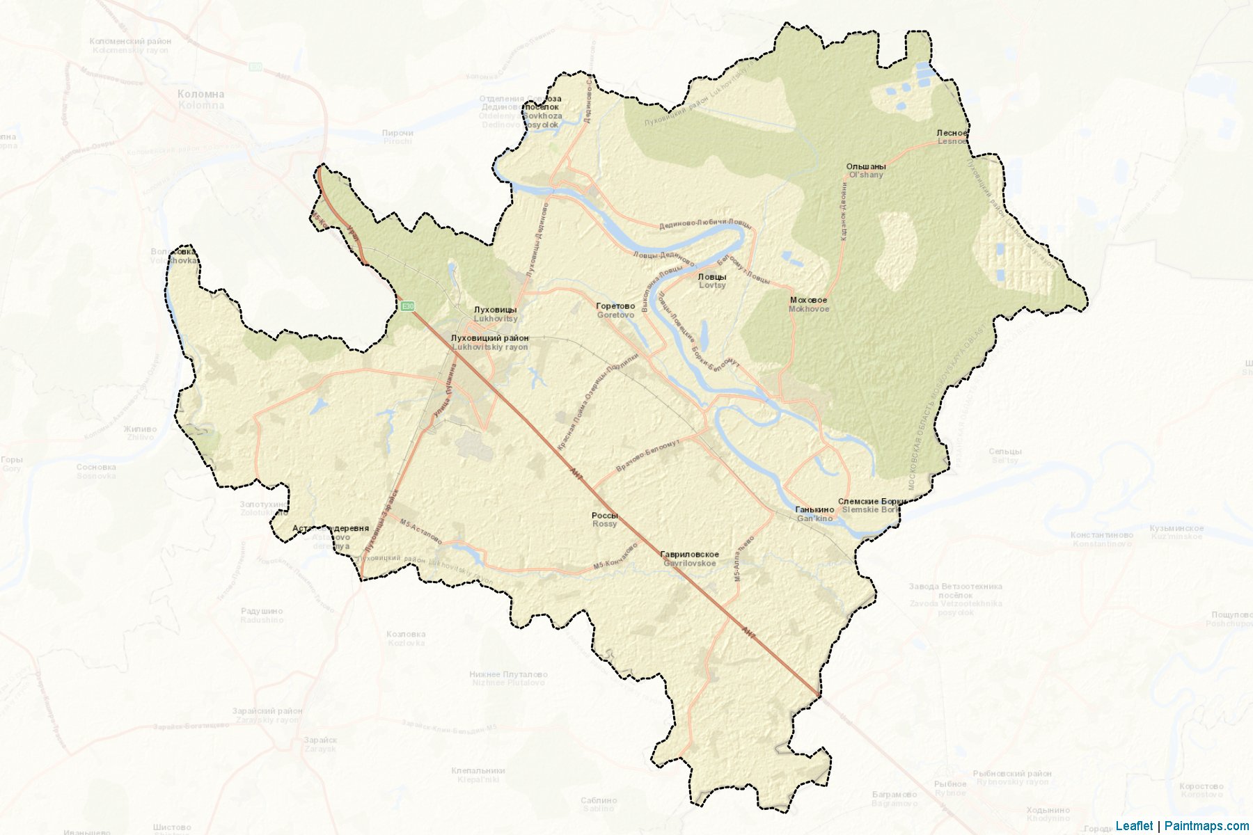 Lukhovickij (Moscow Oblast) Map Cropping Samples-2