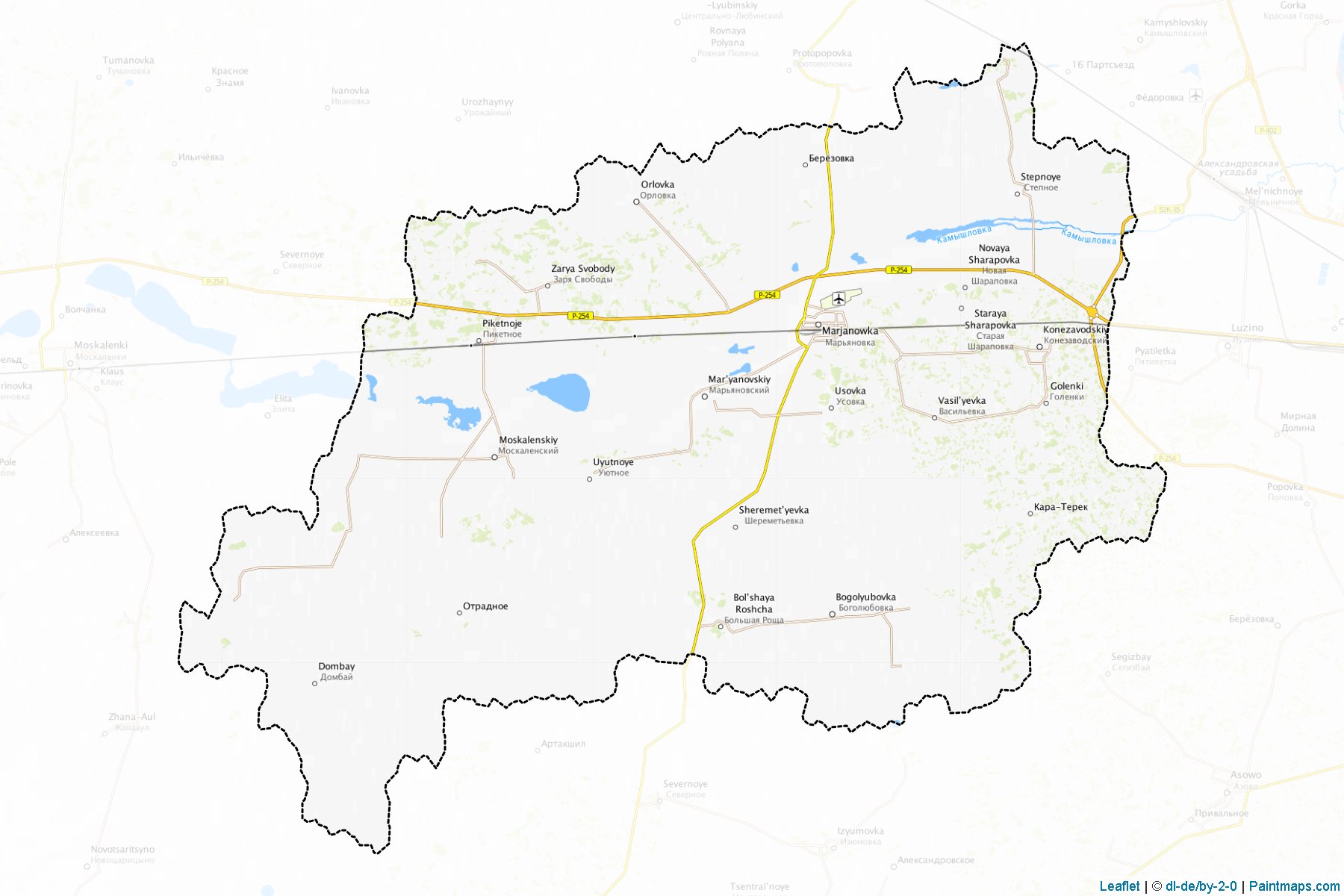 Mar'janovskiy (Omsk) Map Cropping Samples-1