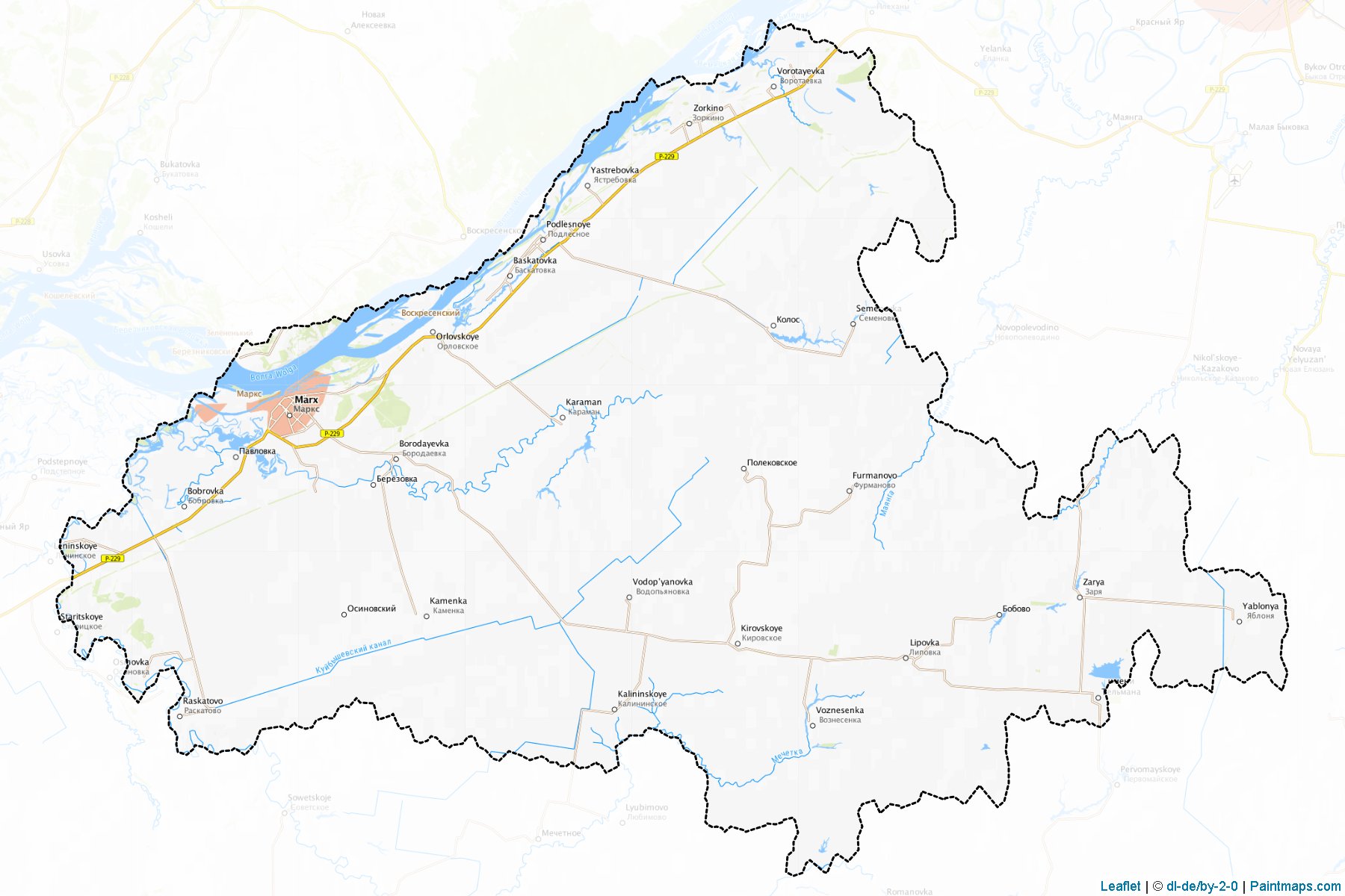 Marksovskiy (Saratov) Map Cropping Samples-1