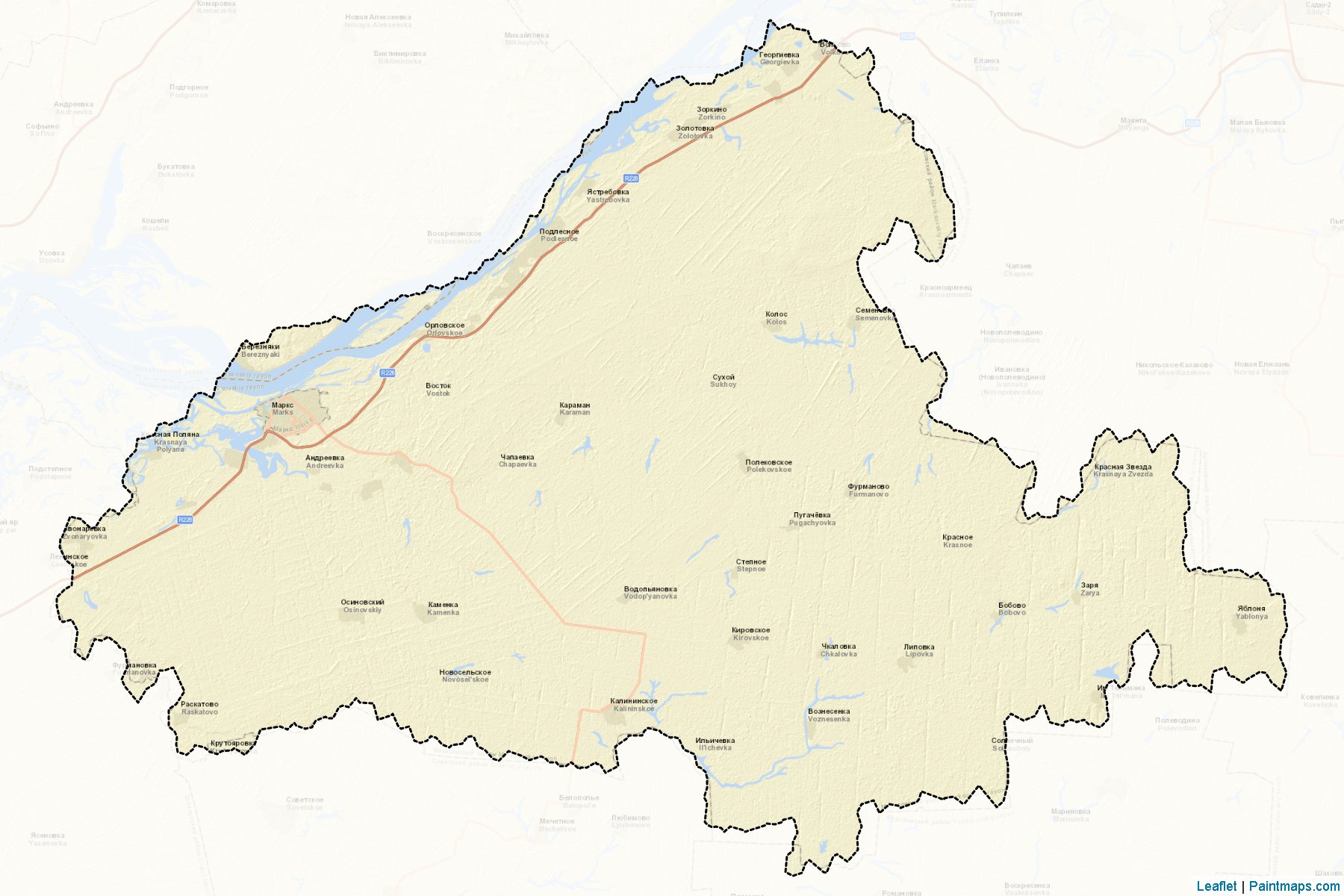 Marksovskiy (Saratov) Map Cropping Samples-2