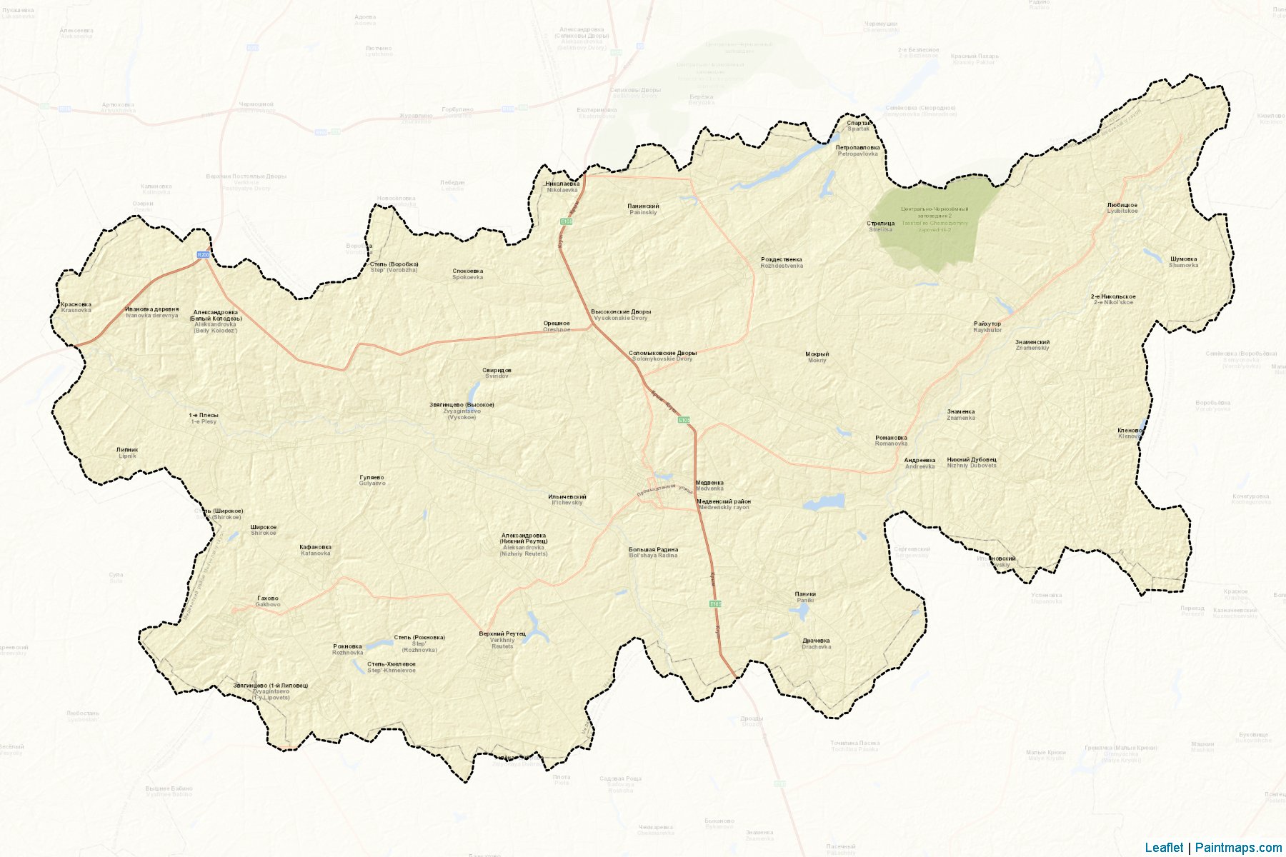 Medvenskiy (Kursk) Map Cropping Samples-2