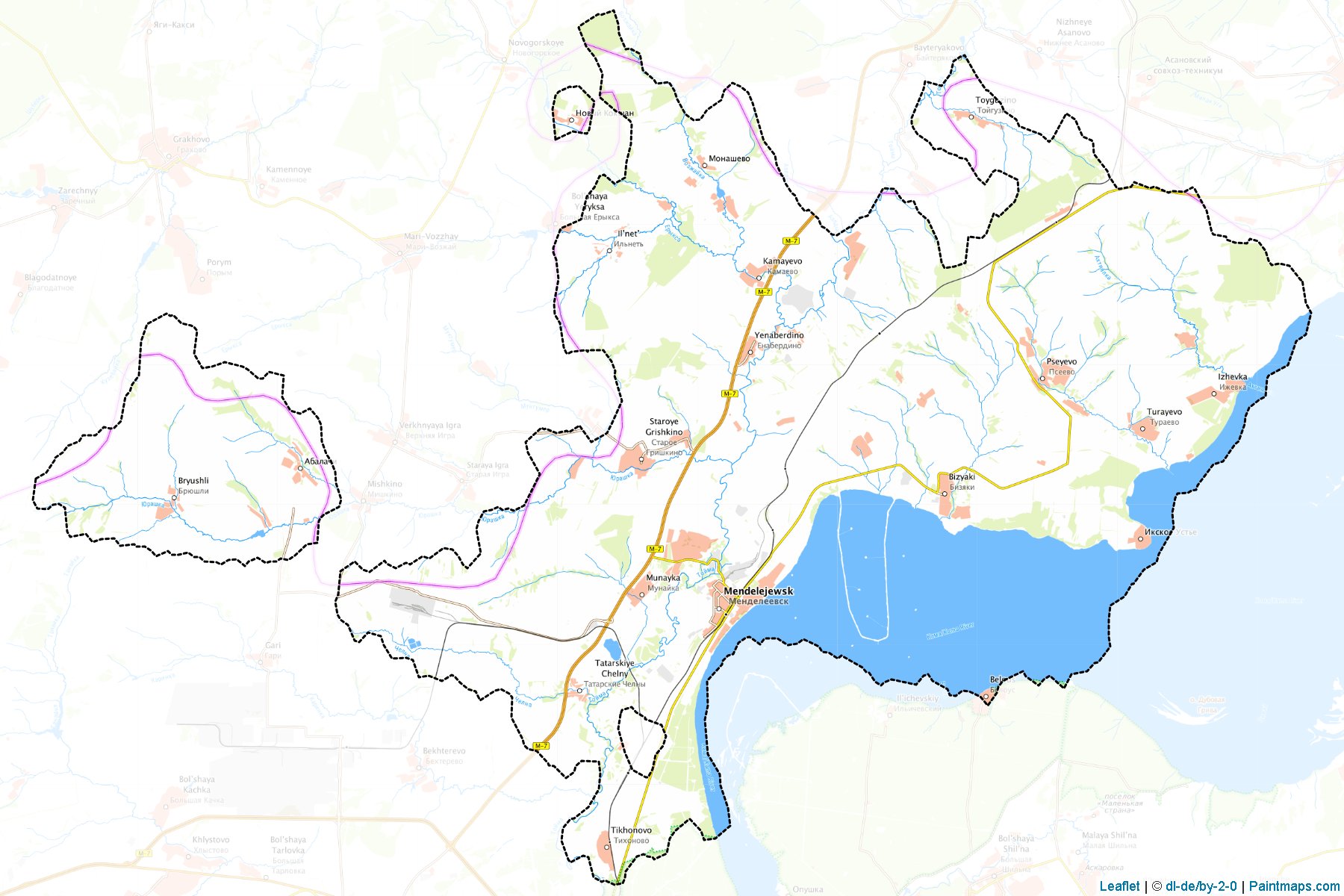 Mendeleevskiy (Tatarstan) Map Cropping Samples-1