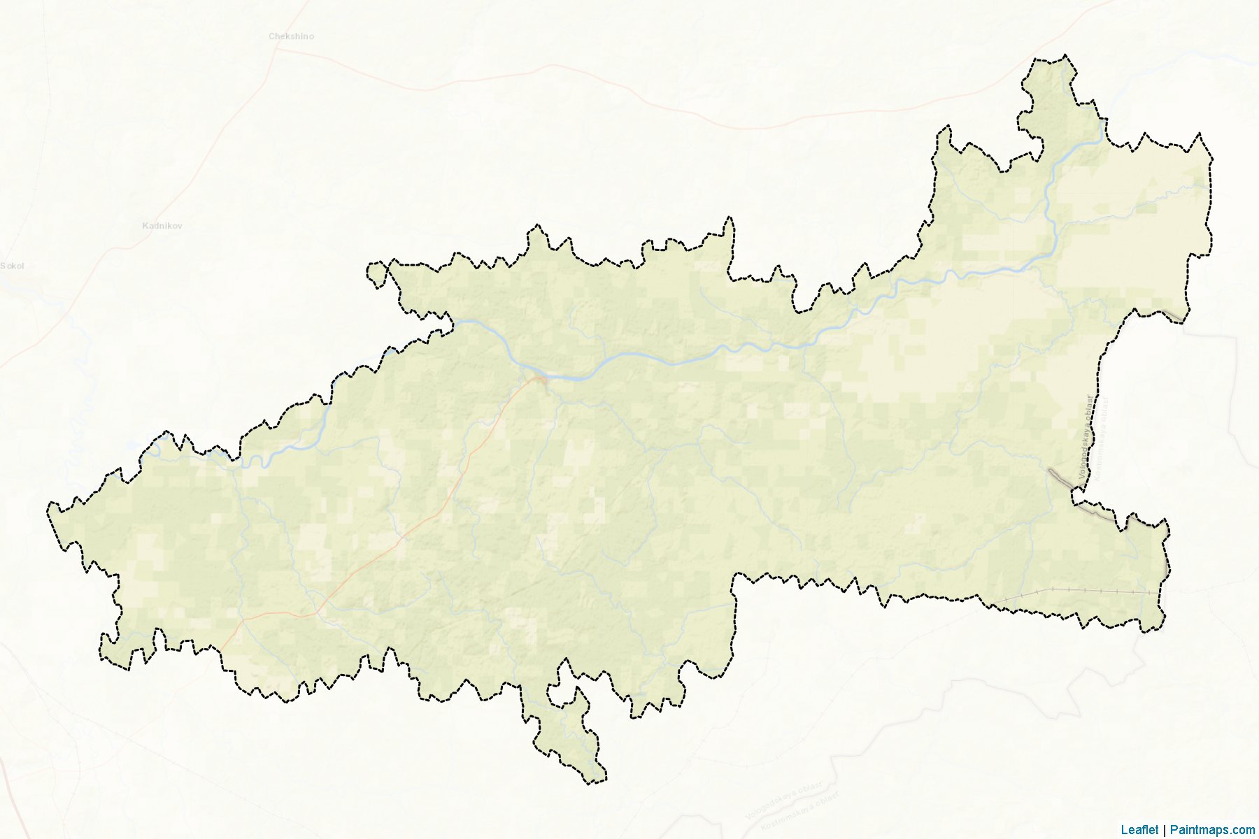 Mezhdurechenskiy (Vologda) Map Cropping Samples-2