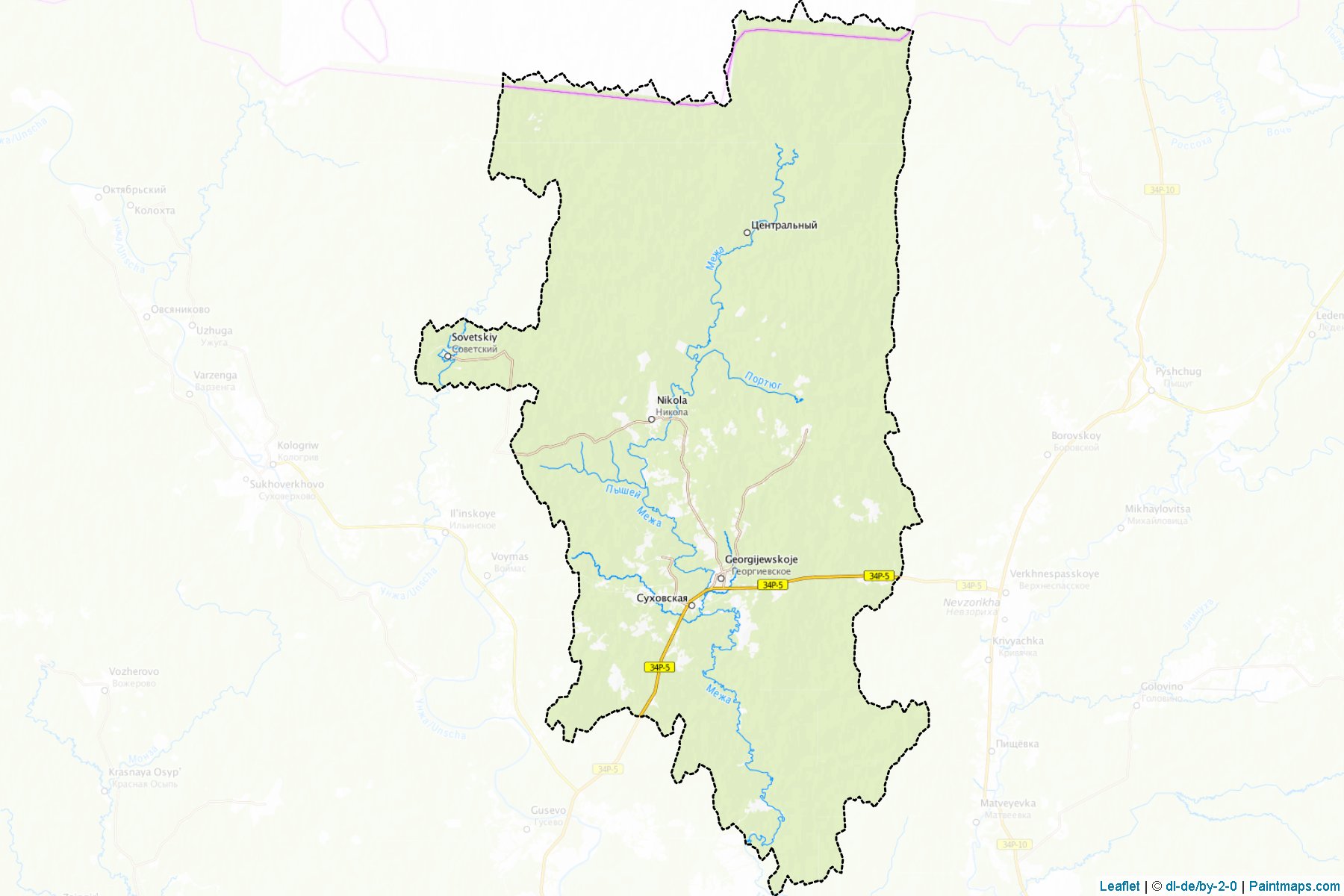 Mezhevskoj (Kostroma) Map Cropping Samples-1