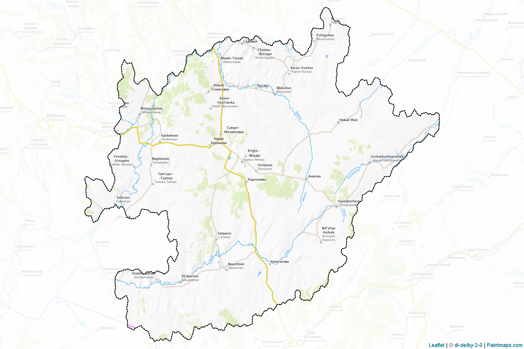 Mijakinskiy (Bashkortostan) Map Cropping Samples-1