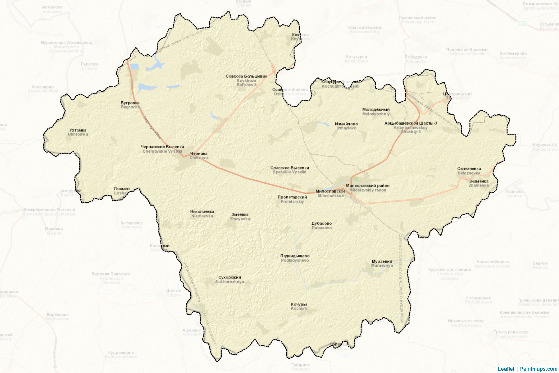 Miloslavskiy (Ryazan) Map Cropping Samples-2