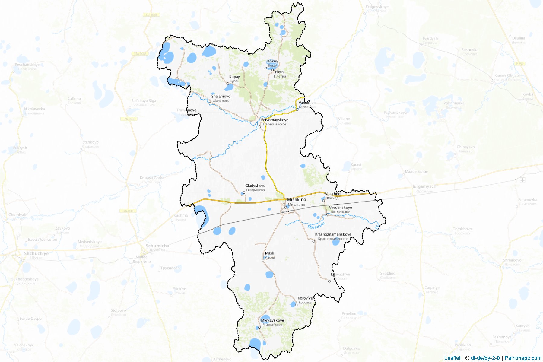 Mishkinskiy (Kurgan) Map Cropping Samples-1