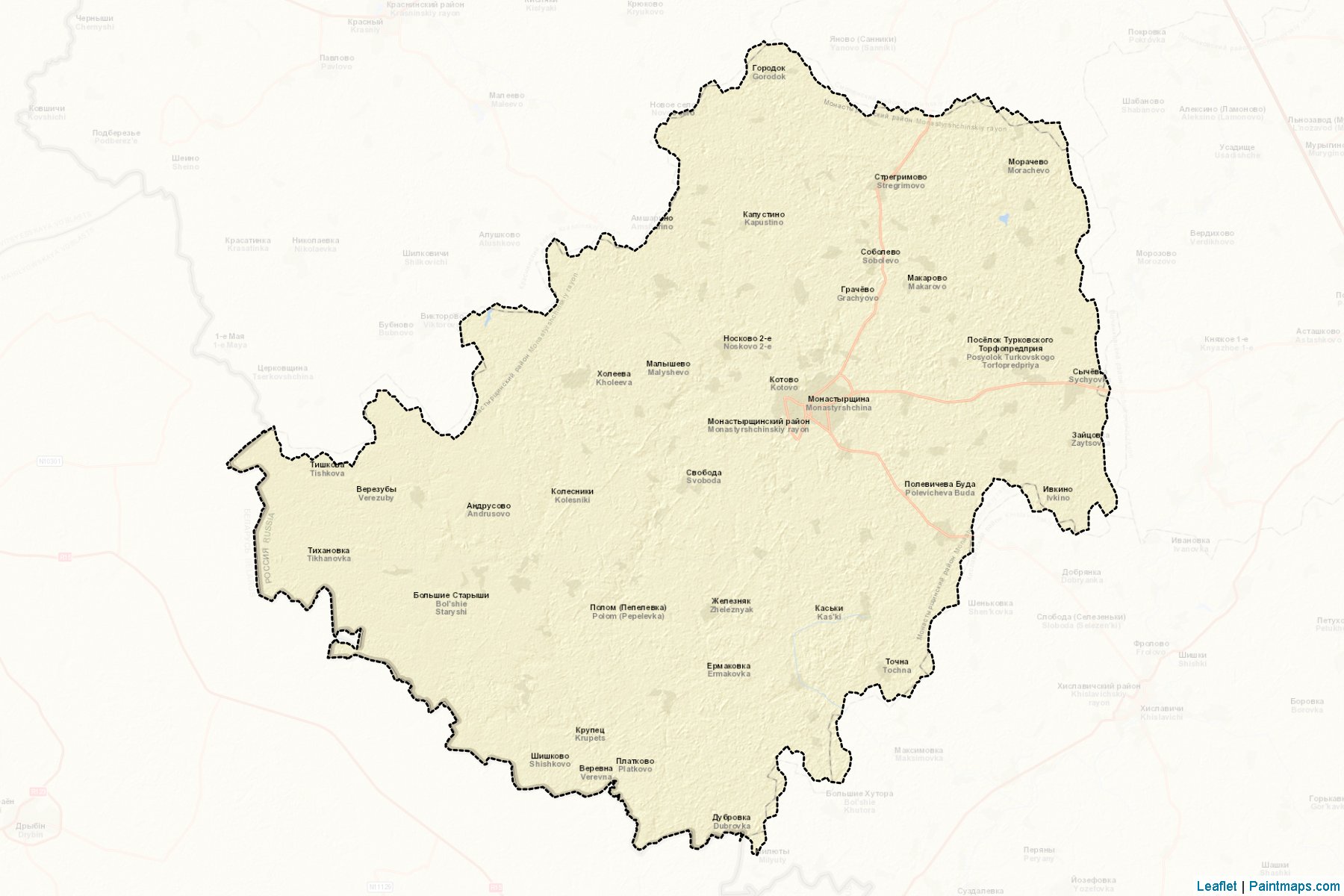 Monastyrshhinskiy (Smolensk) Map Cropping Samples-2