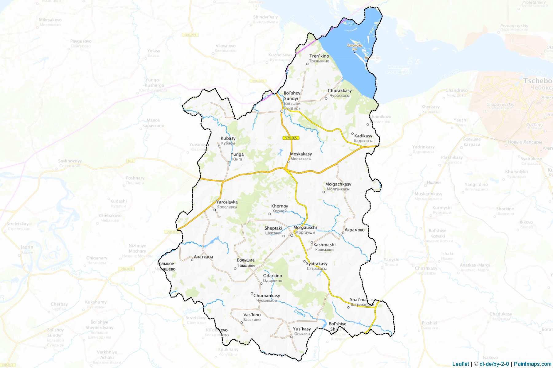 Morgaushskiy (Chuvash) Map Cropping Samples-1