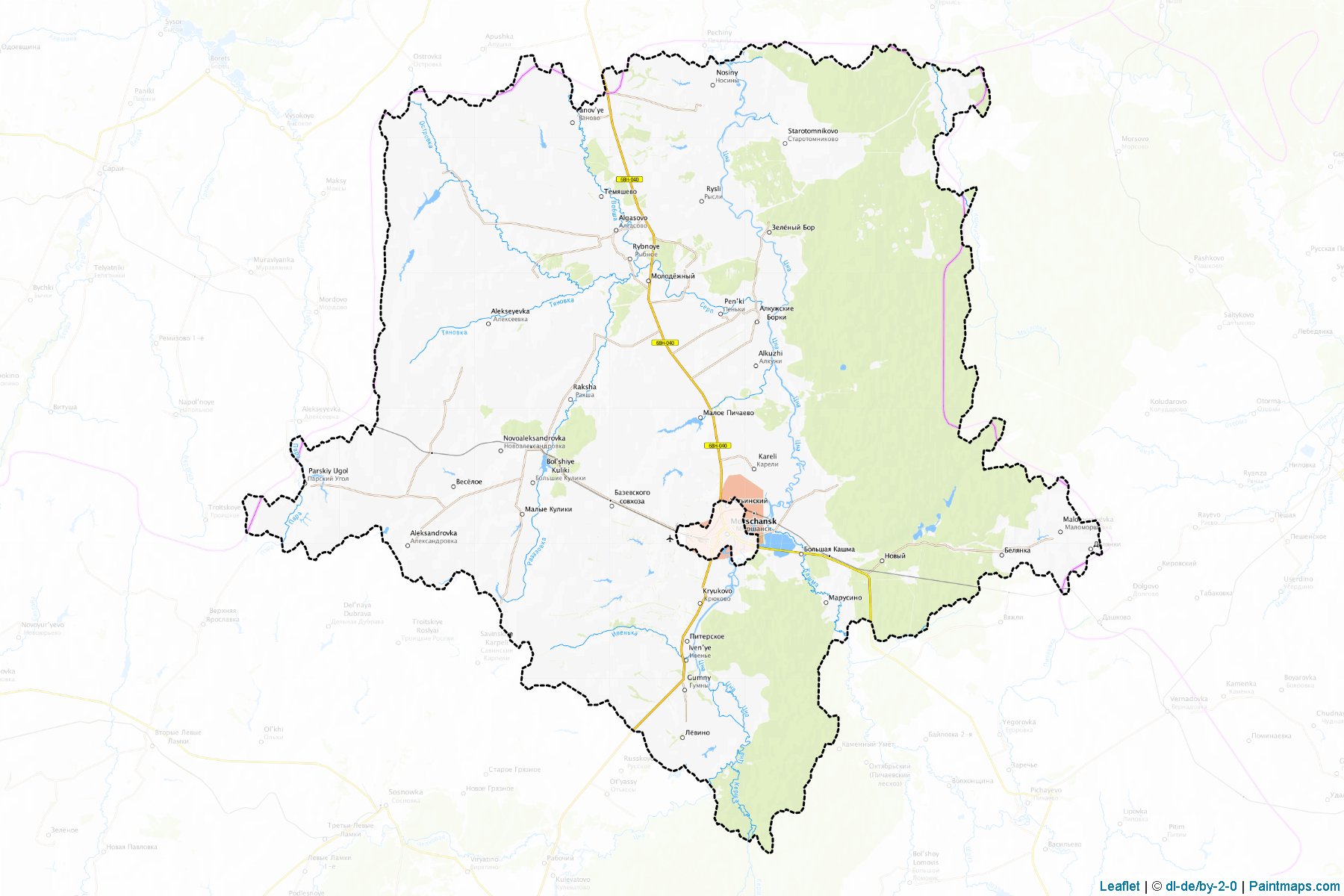 Morshanskiy (Tambov) Map Cropping Samples-1