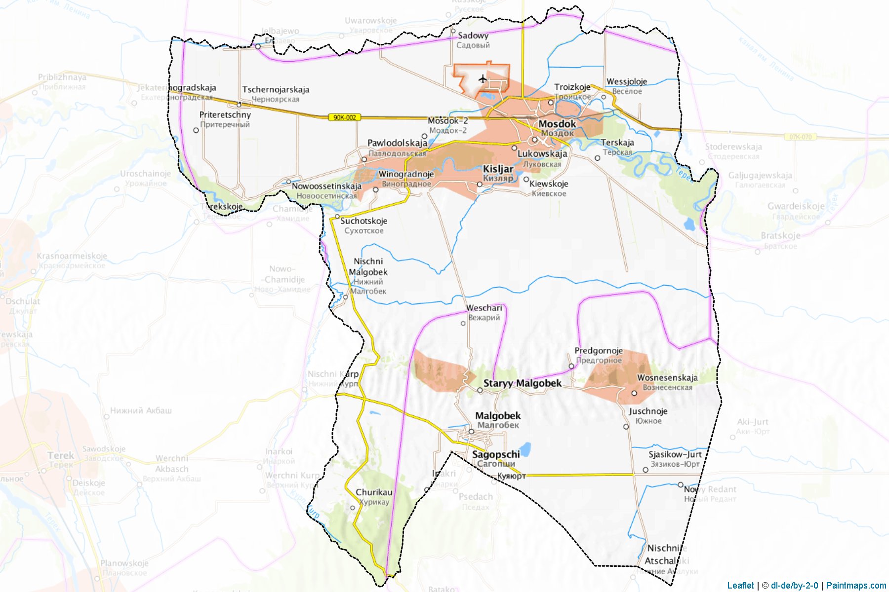 Mozdokskiy (North Ossetia-Alania) Map Cropping Samples-1