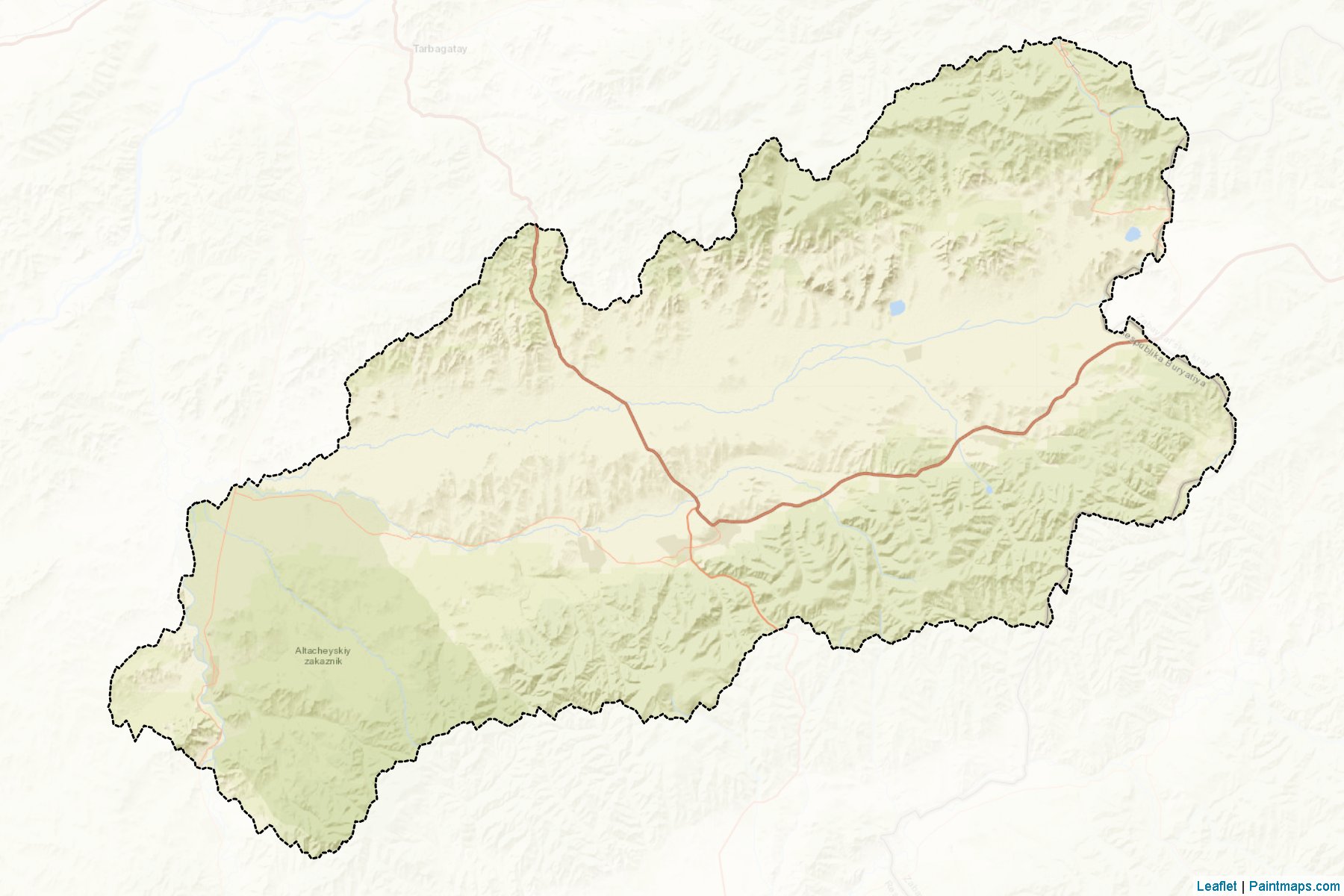 Mukhorshibirskiy (Buryat) Map Cropping Samples-2